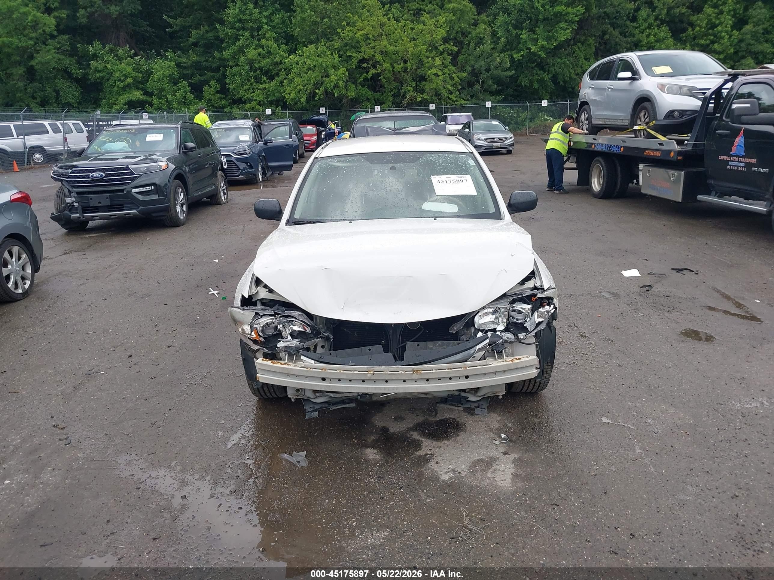 2008 Subaru Impreza  (natl) I White vin: JF1GE61638H502557
