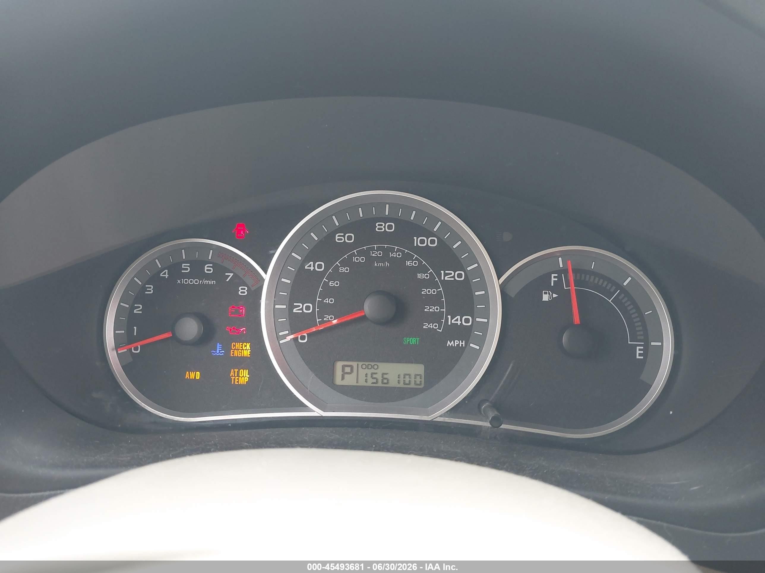 2008 Subaru Impreza  (natl) I Black vin: JF1GE61648H509078