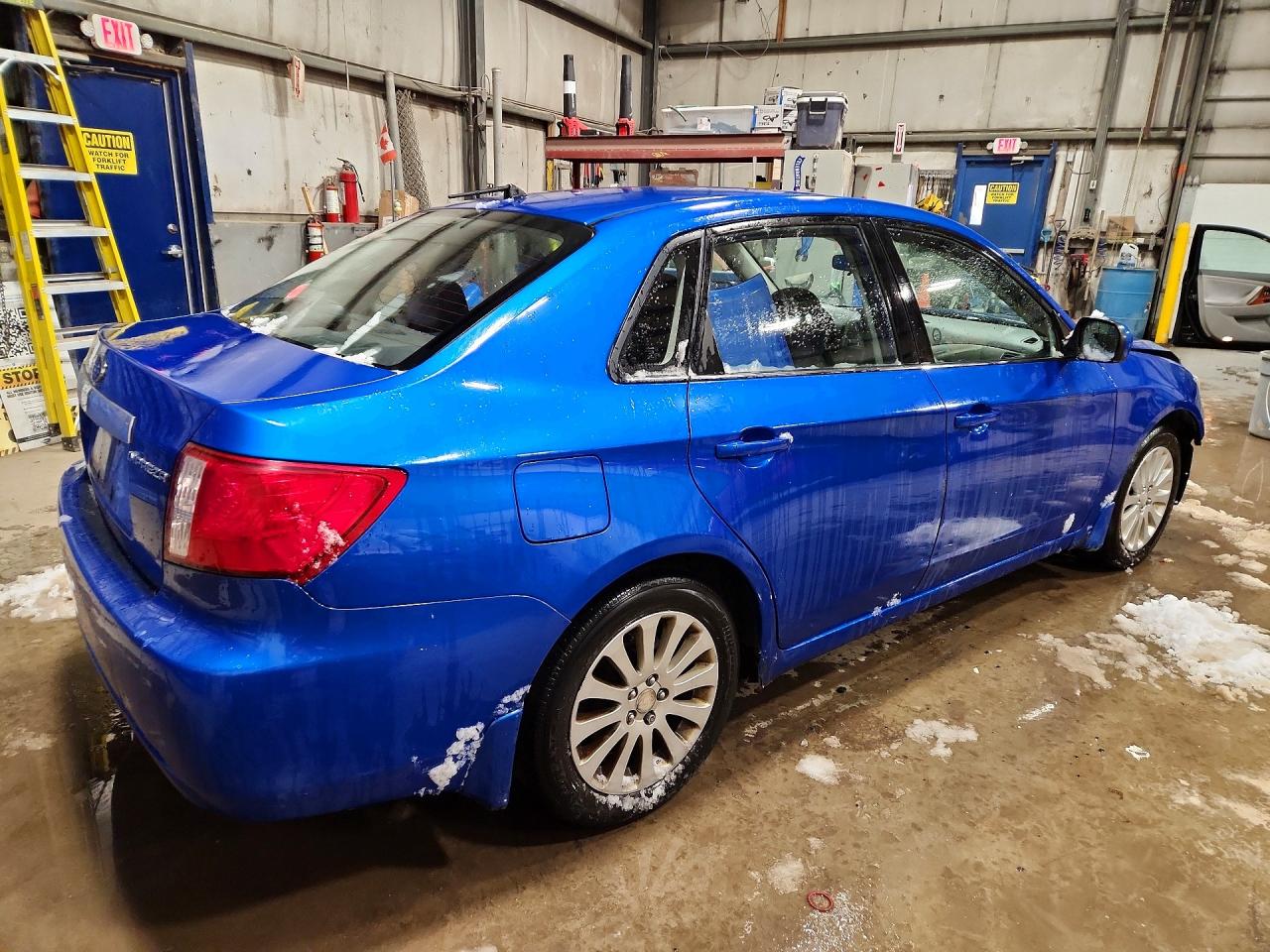 2008 Subaru Impreza 2.5i Blue vin: JF1GE61648H509680
