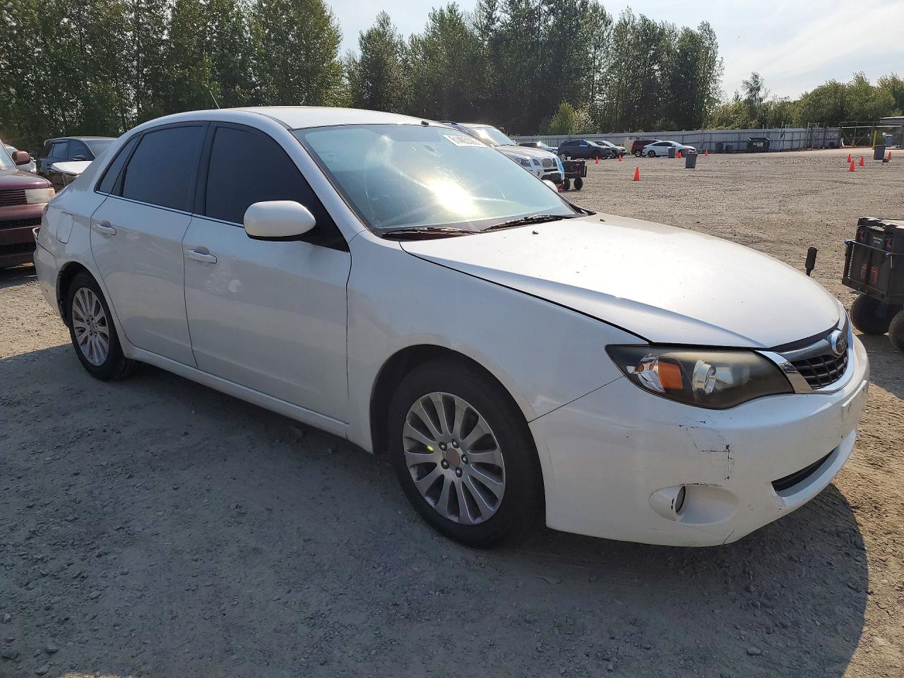 2008 Subaru Impreza 2.5i White vin: JF1GE61648H515169