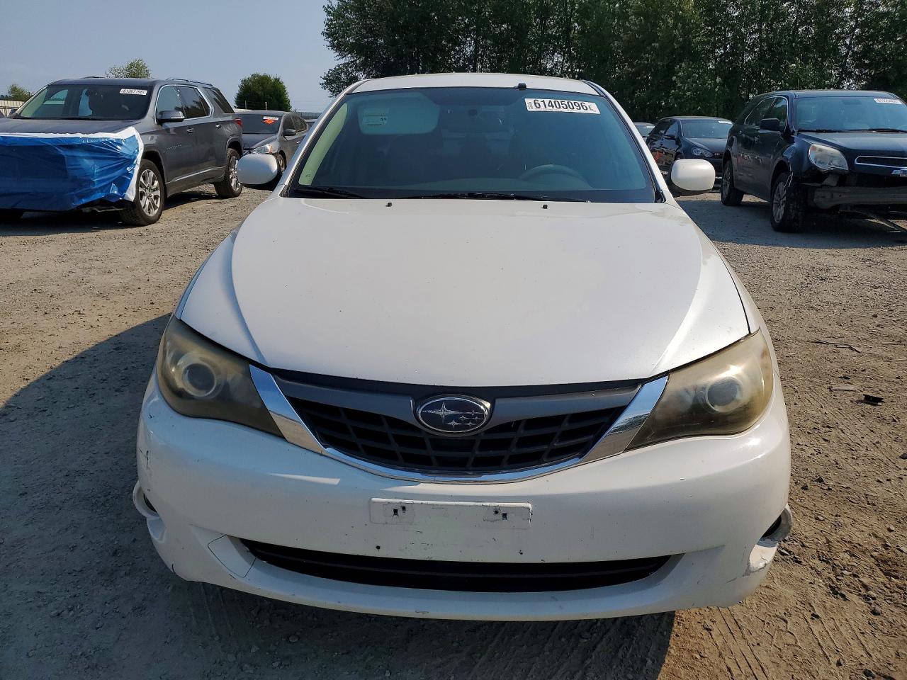 2008 Subaru Impreza 2.5i White vin: JF1GE61648H515169