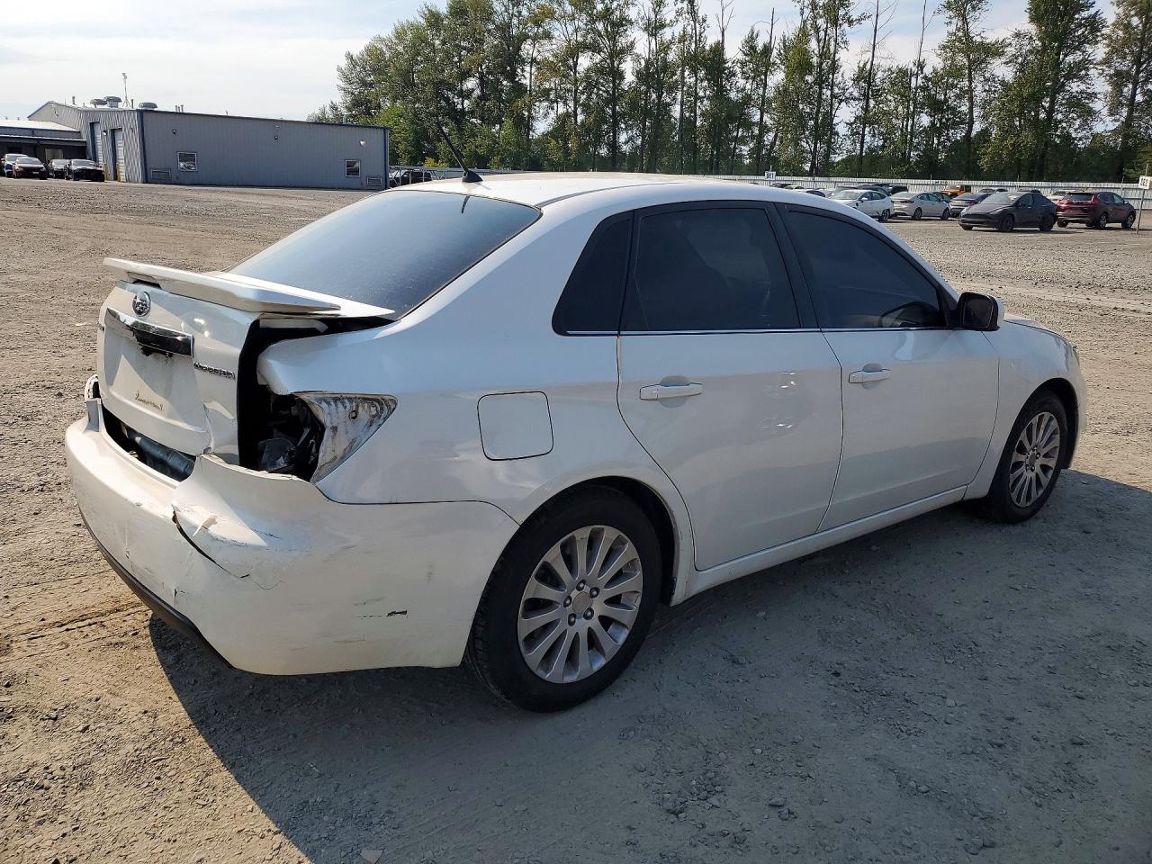 2008 Subaru Impreza 2.5i White vin: JF1GE61648H515169