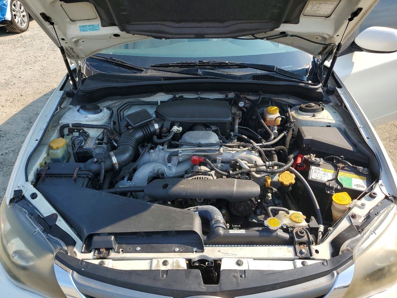2008 Subaru Impreza 2.5i White vin: JF1GE61648H515169