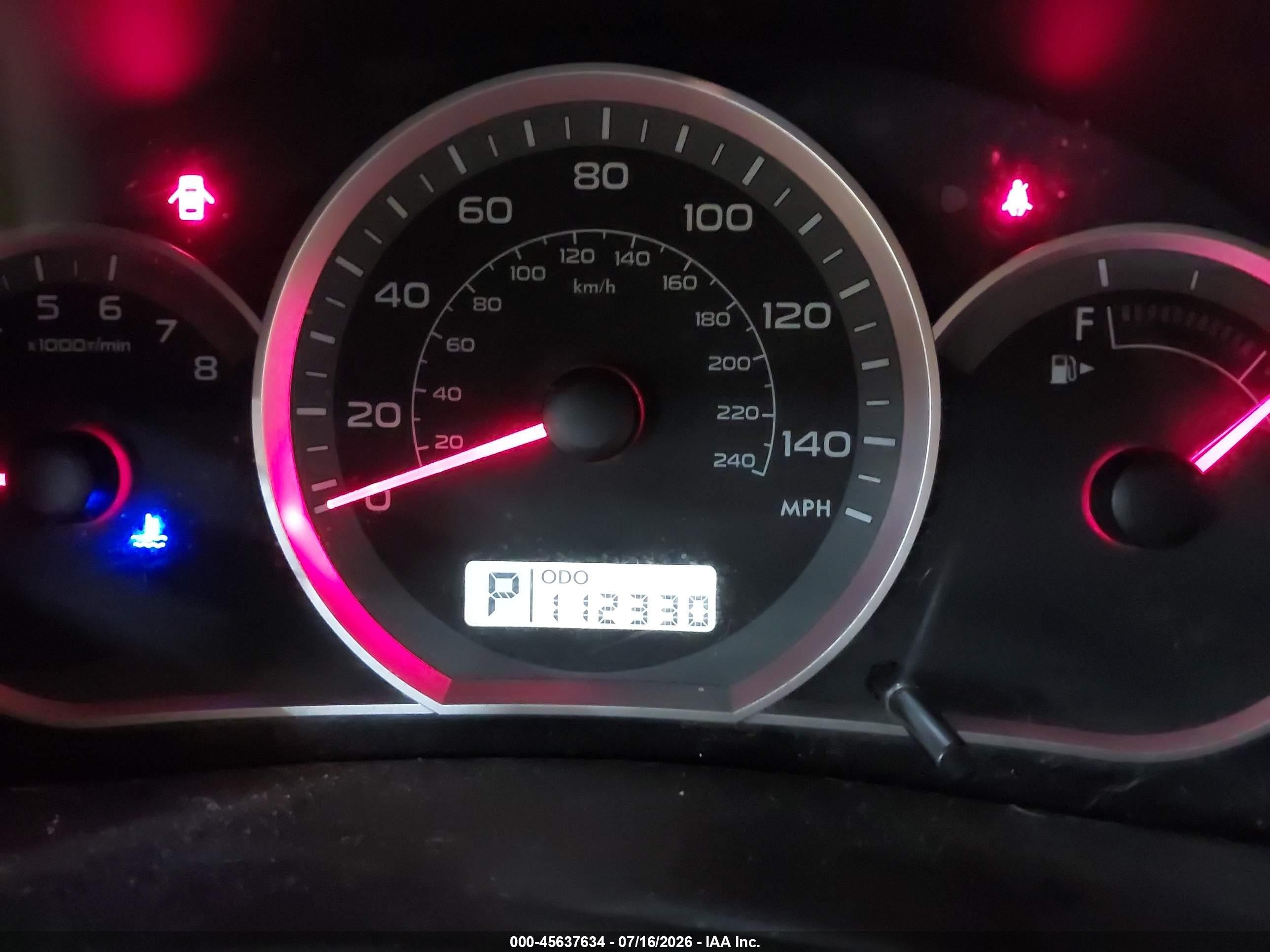 2009 Subaru Impreza 2.5i Синий vin: JF1GE61649H510376