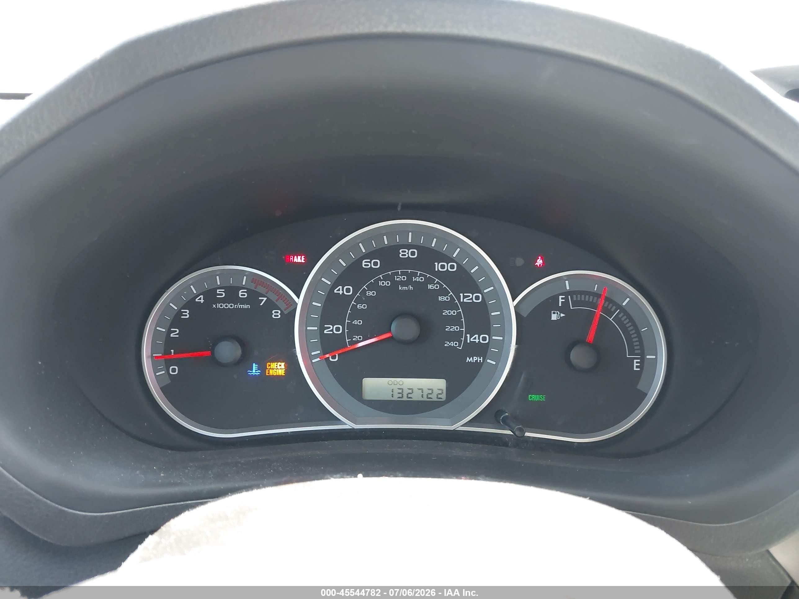 2008 Subaru Impreza  (natl) I Black vin: JF1GE61658G521844