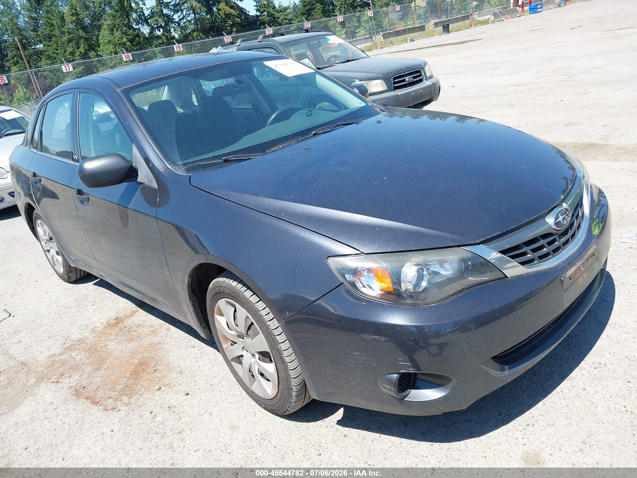 2008 Subaru Impreza  (natl) I Black vin: JF1GE61658G521844