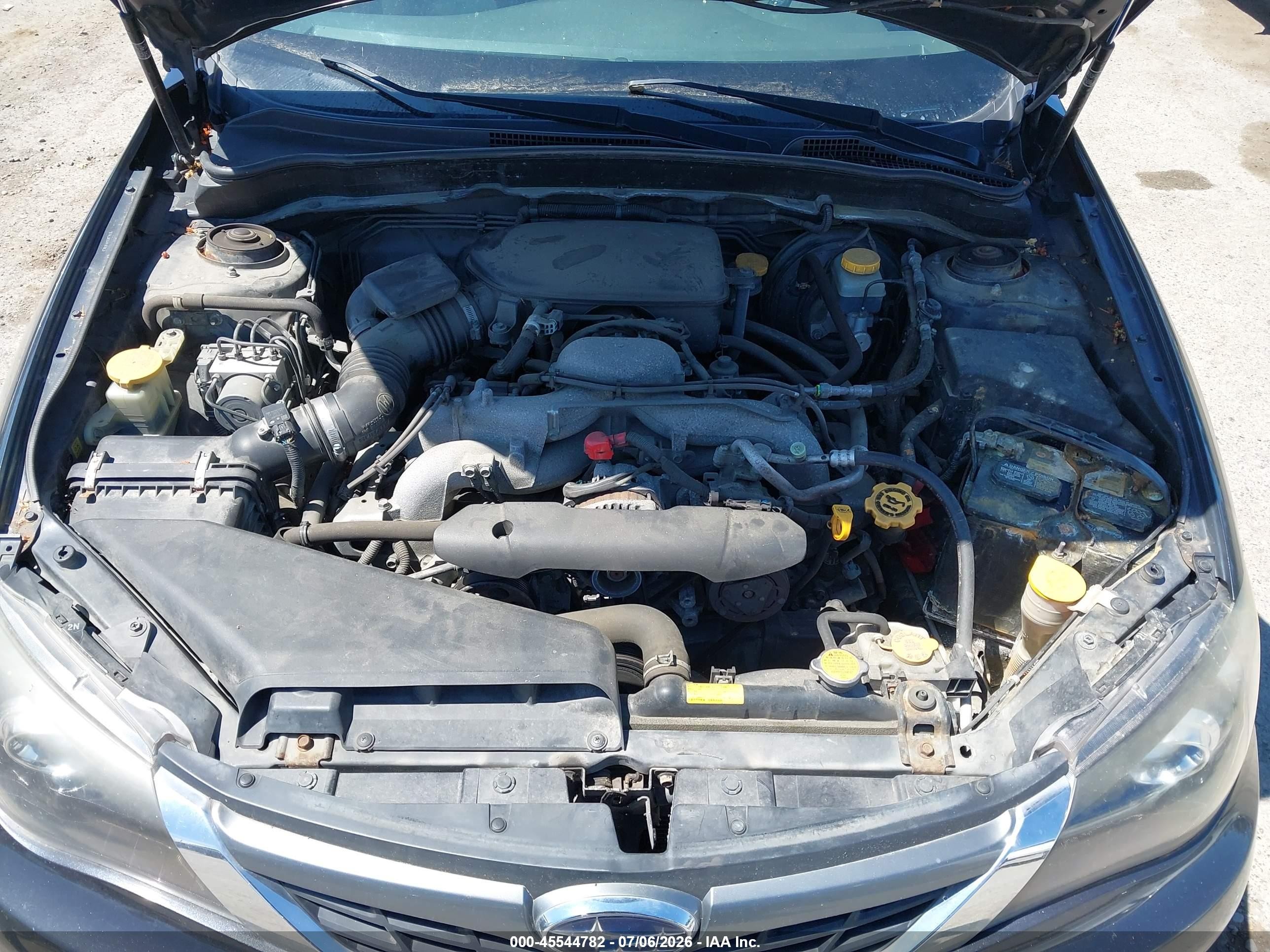 2008 Subaru Impreza  (natl) I Black vin: JF1GE61658G521844