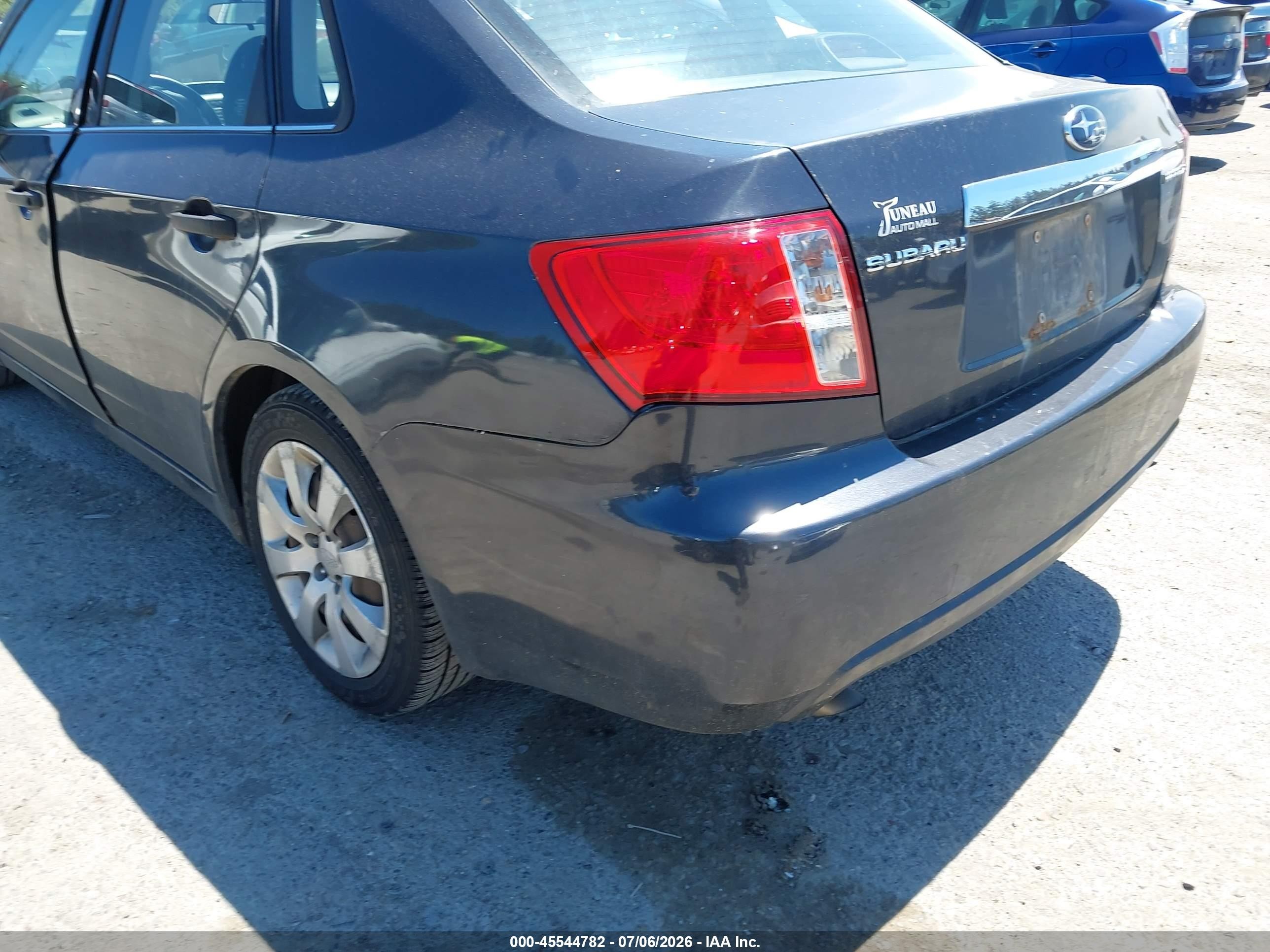 2008 Subaru Impreza  (natl) I Black vin: JF1GE61658G521844