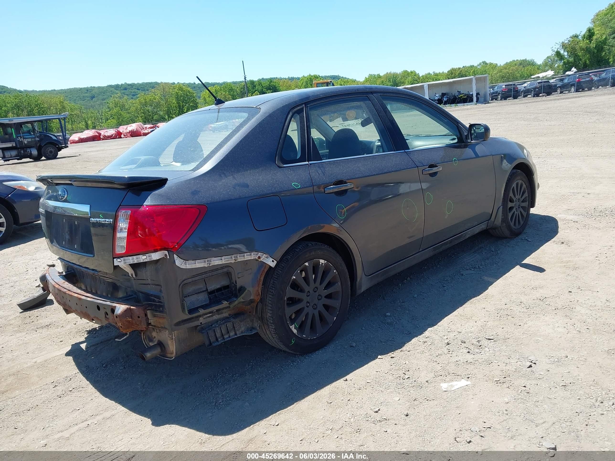 2008 Subaru Impreza  (natl) I W/premium Pkg Black vin: JF1GE61658H510336