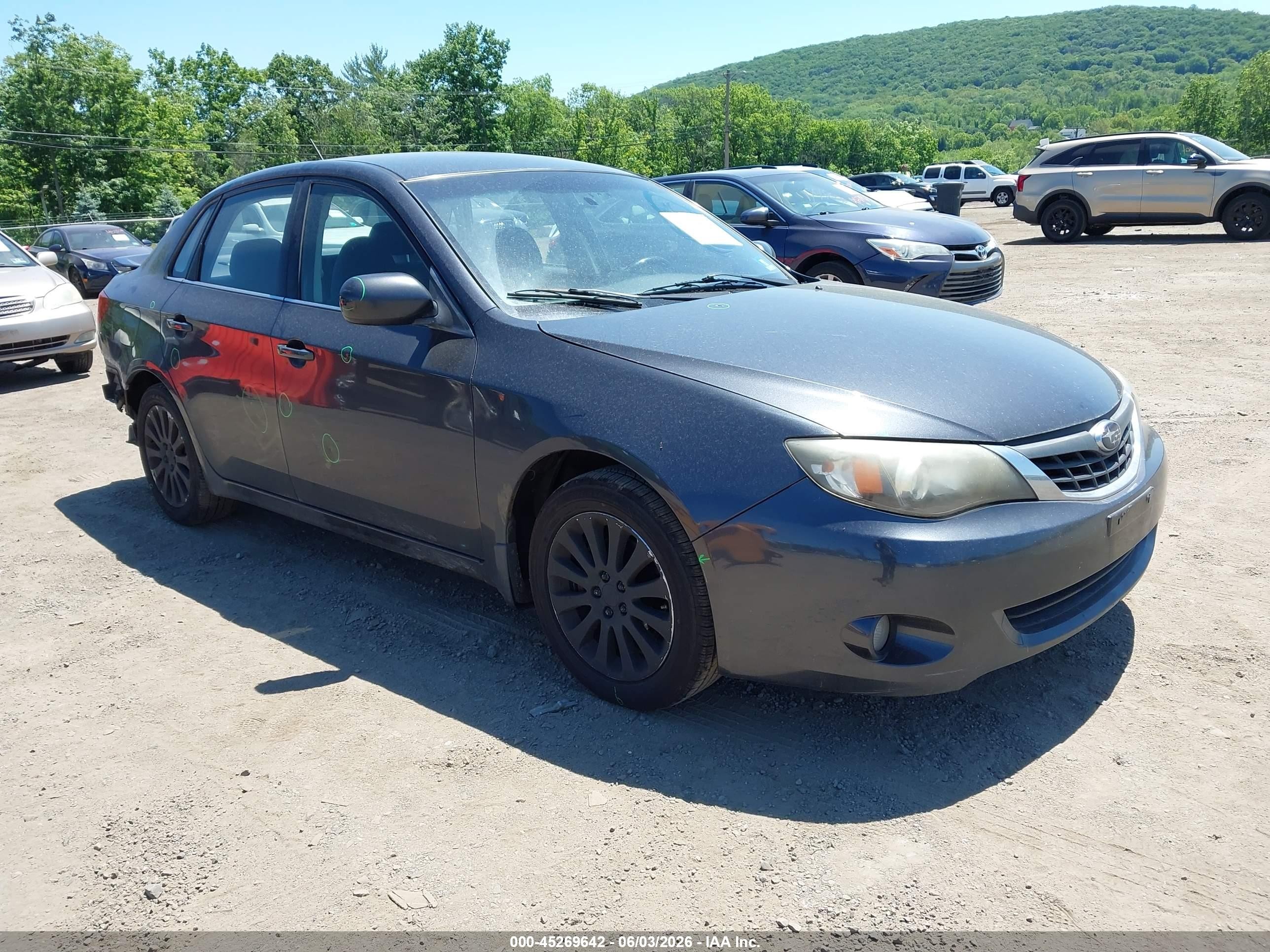 2008 Subaru Impreza  (natl) I W/premium Pkg Black vin: JF1GE61658H510336