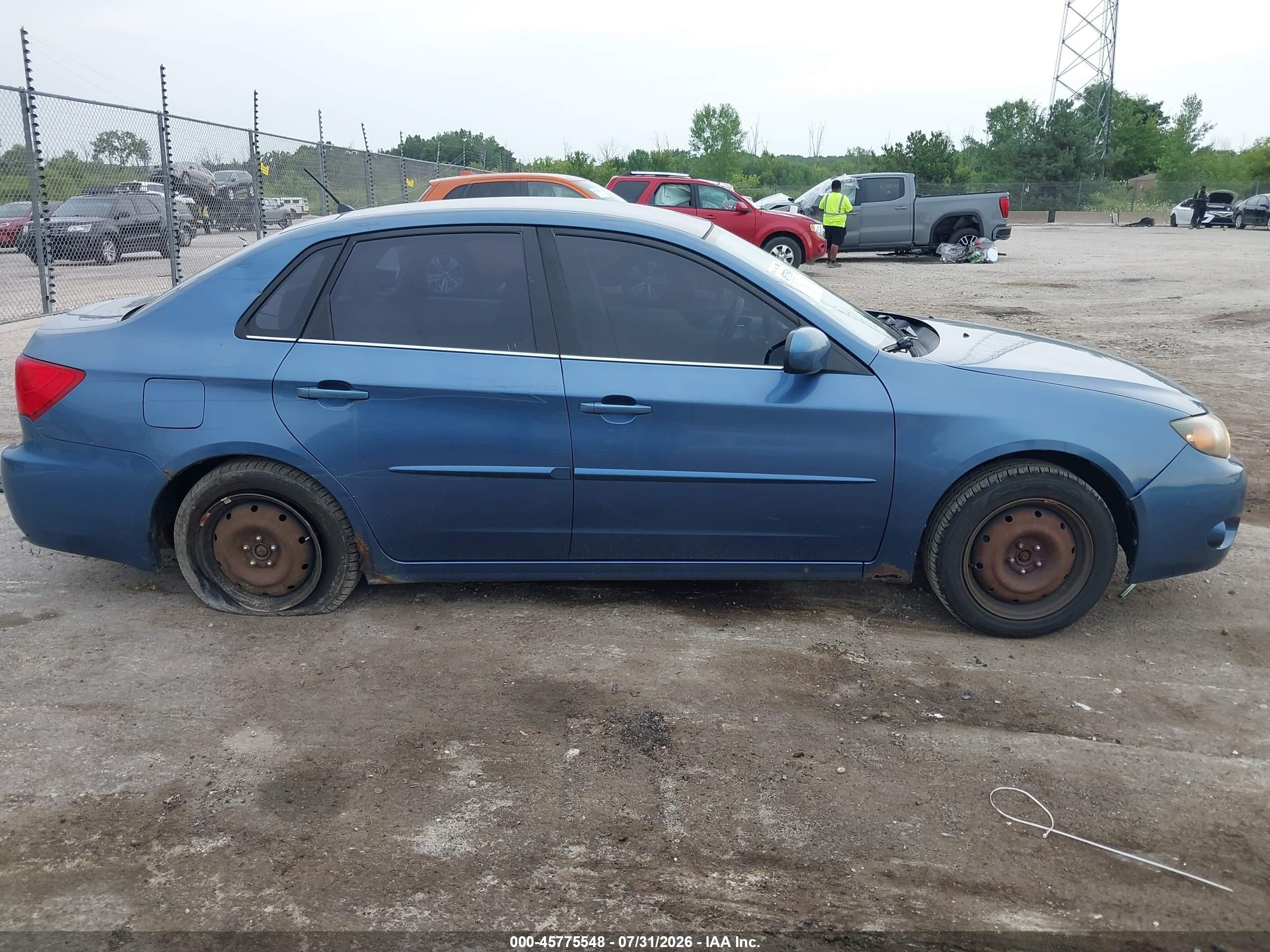2009 Subaru Impreza 2.5i Blue vin: JF1GE61659G502390