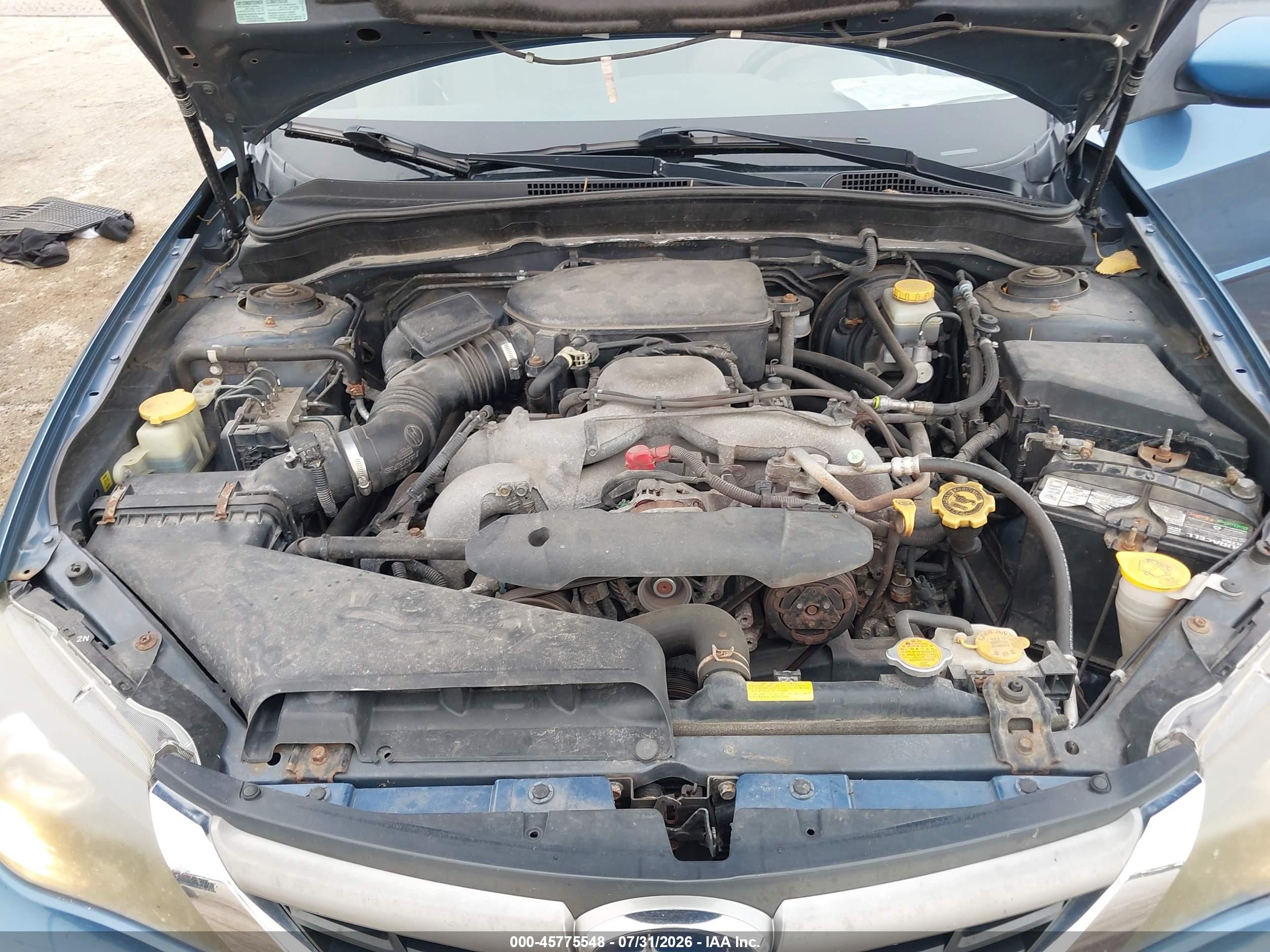 2009 Subaru Impreza 2.5i Blue vin: JF1GE61659G502390