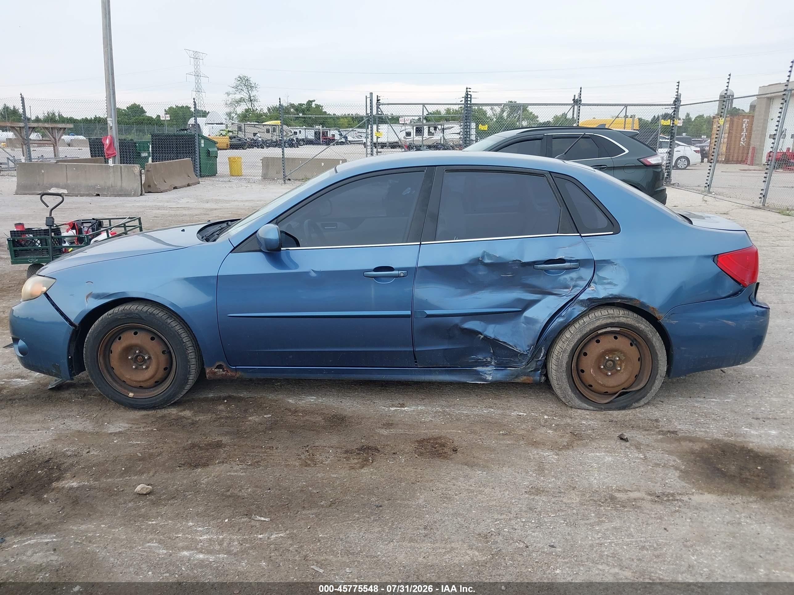 2009 Subaru Impreza 2.5i Blue vin: JF1GE61659G502390