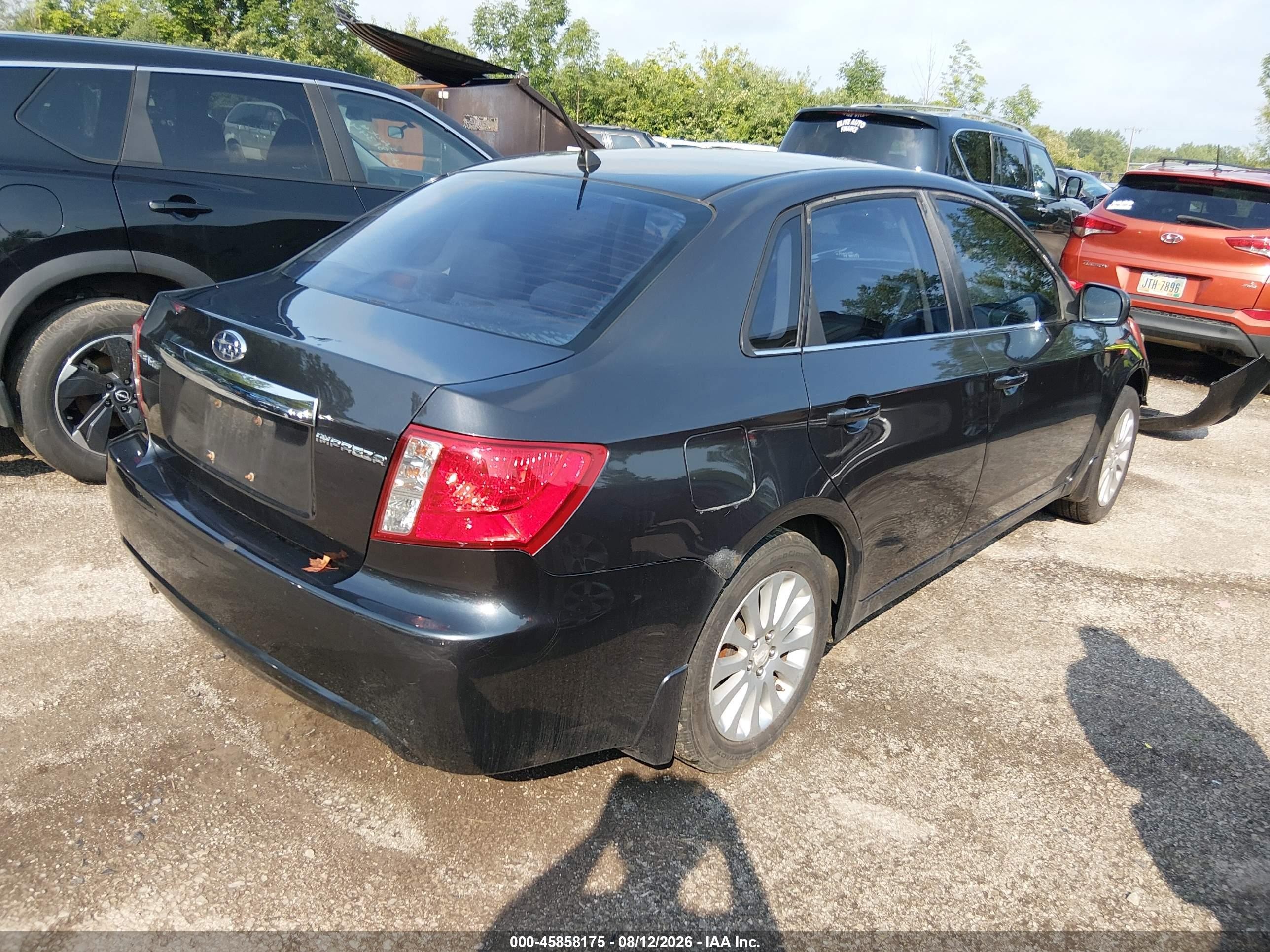 2008 Subaru Impreza 2.5i Gray vin: JF1GE61668G528818