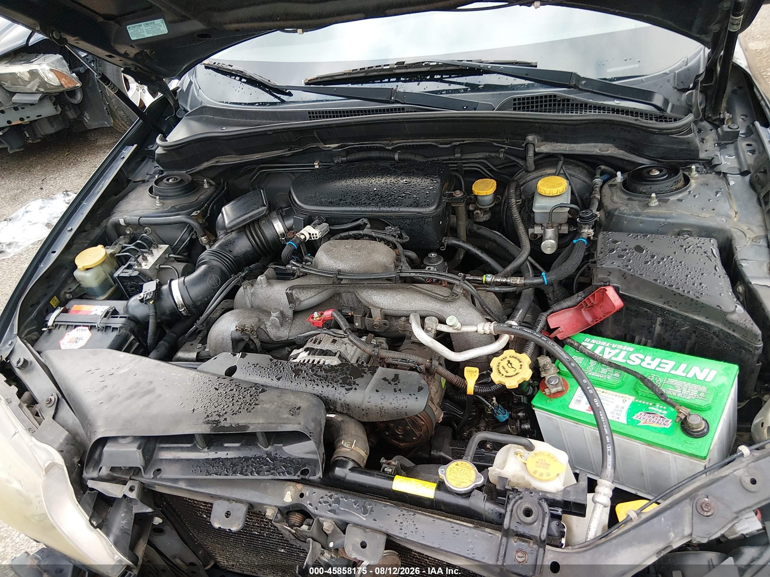 2008 Subaru Impreza 2.5i Gray vin: JF1GE61668G528818
