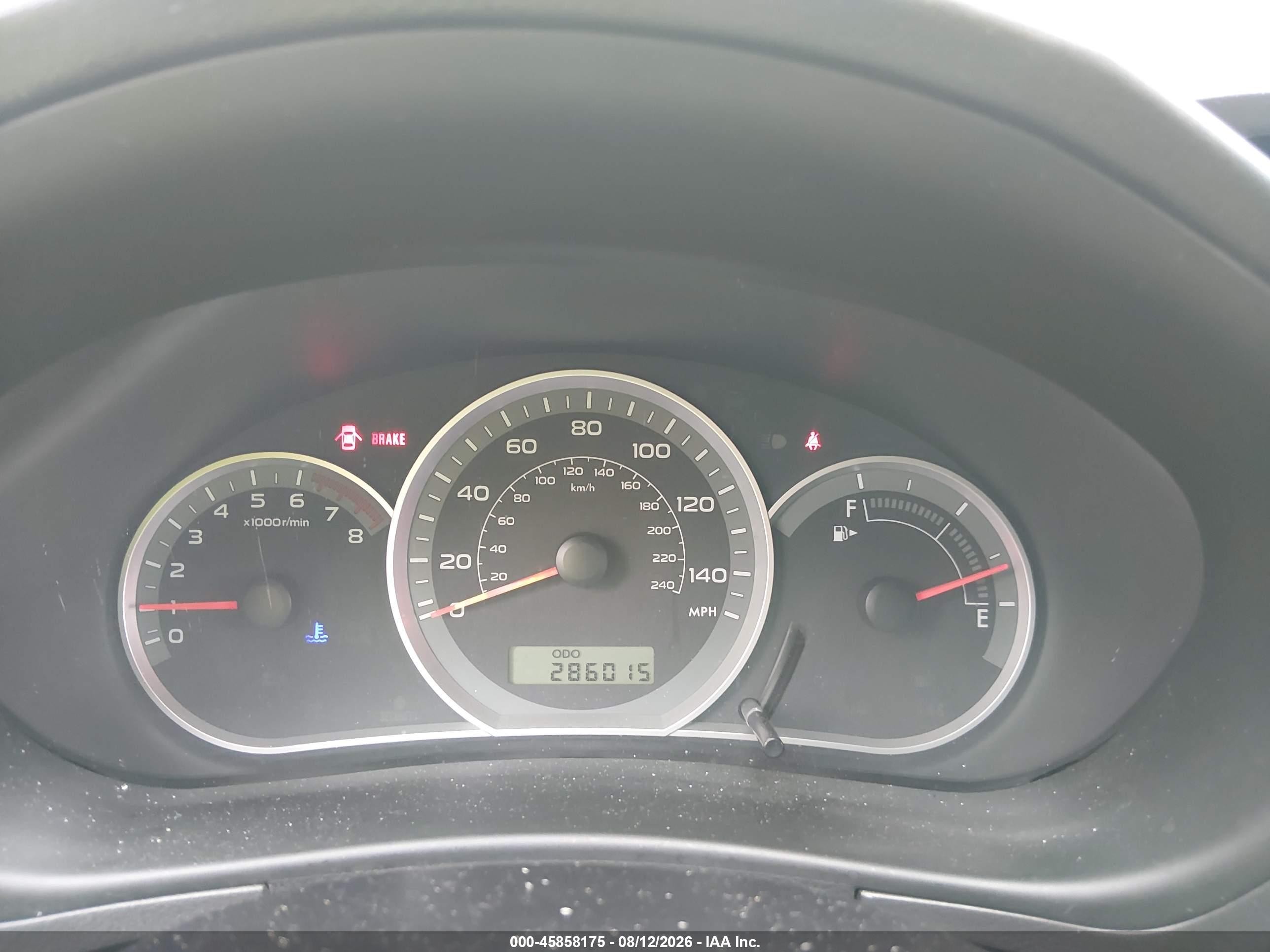 2008 Subaru Impreza 2.5i Gray vin: JF1GE61668G528818
