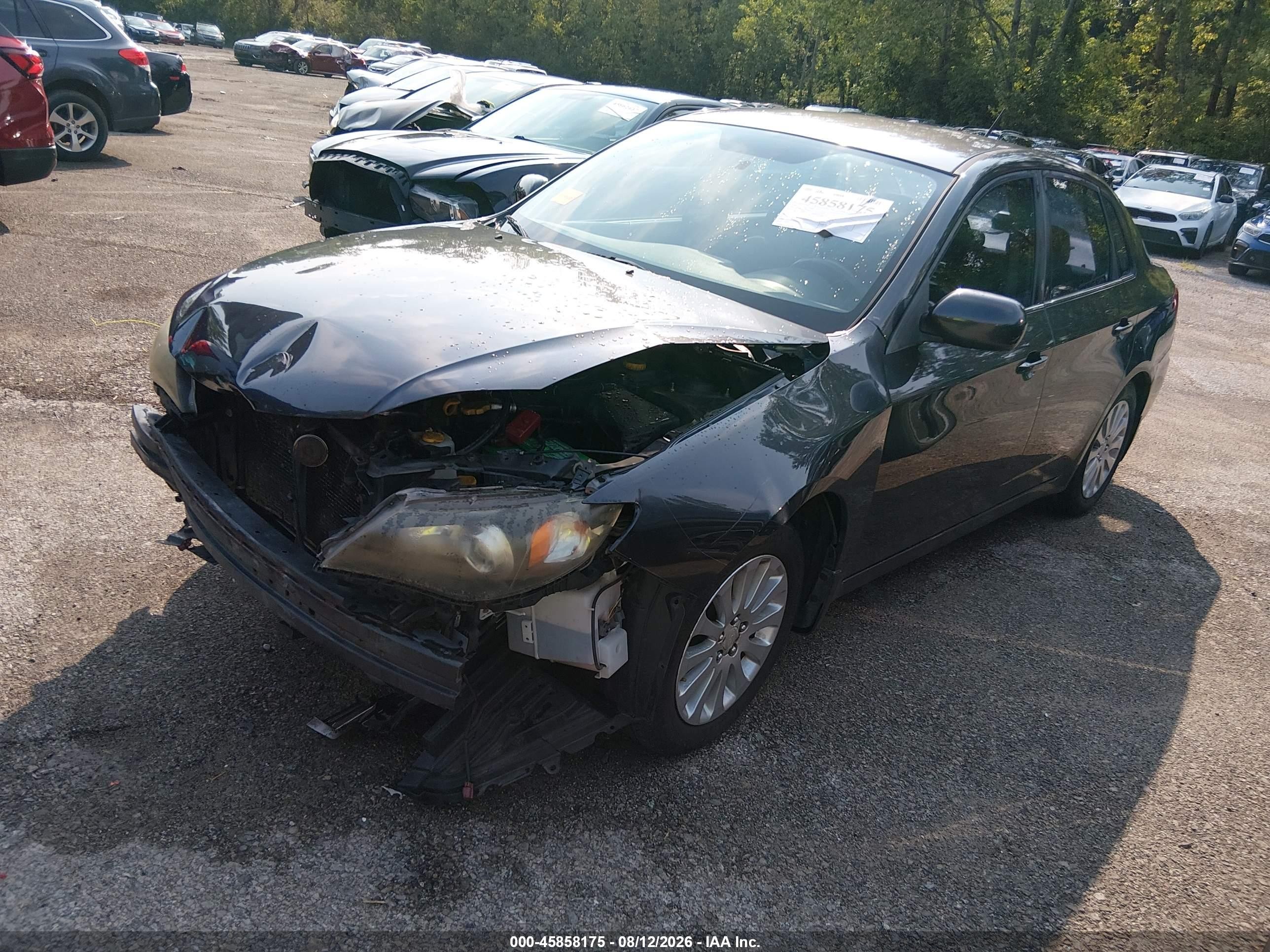 2008 Subaru Impreza 2.5i Gray vin: JF1GE61668G528818