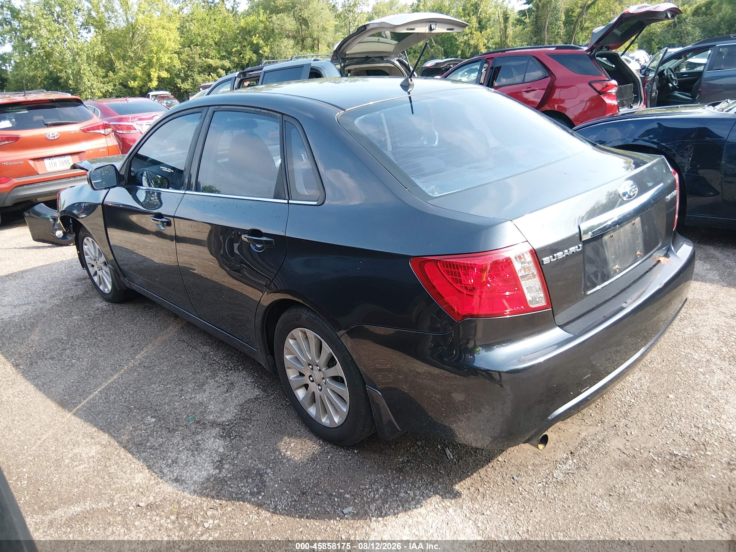 2008 Subaru Impreza 2.5i Gray vin: JF1GE61668G528818