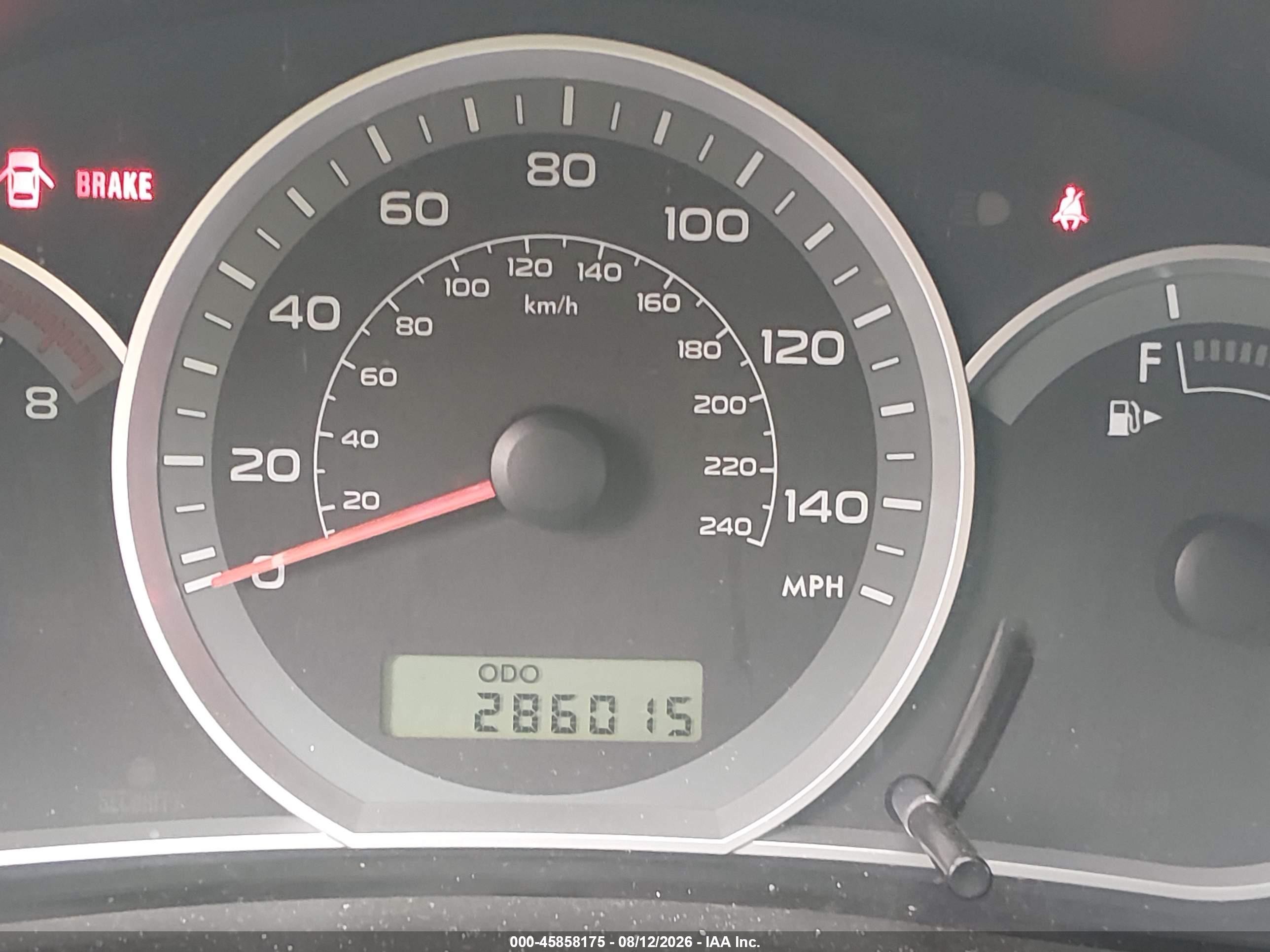 2008 Subaru Impreza 2.5i Gray vin: JF1GE61668G528818