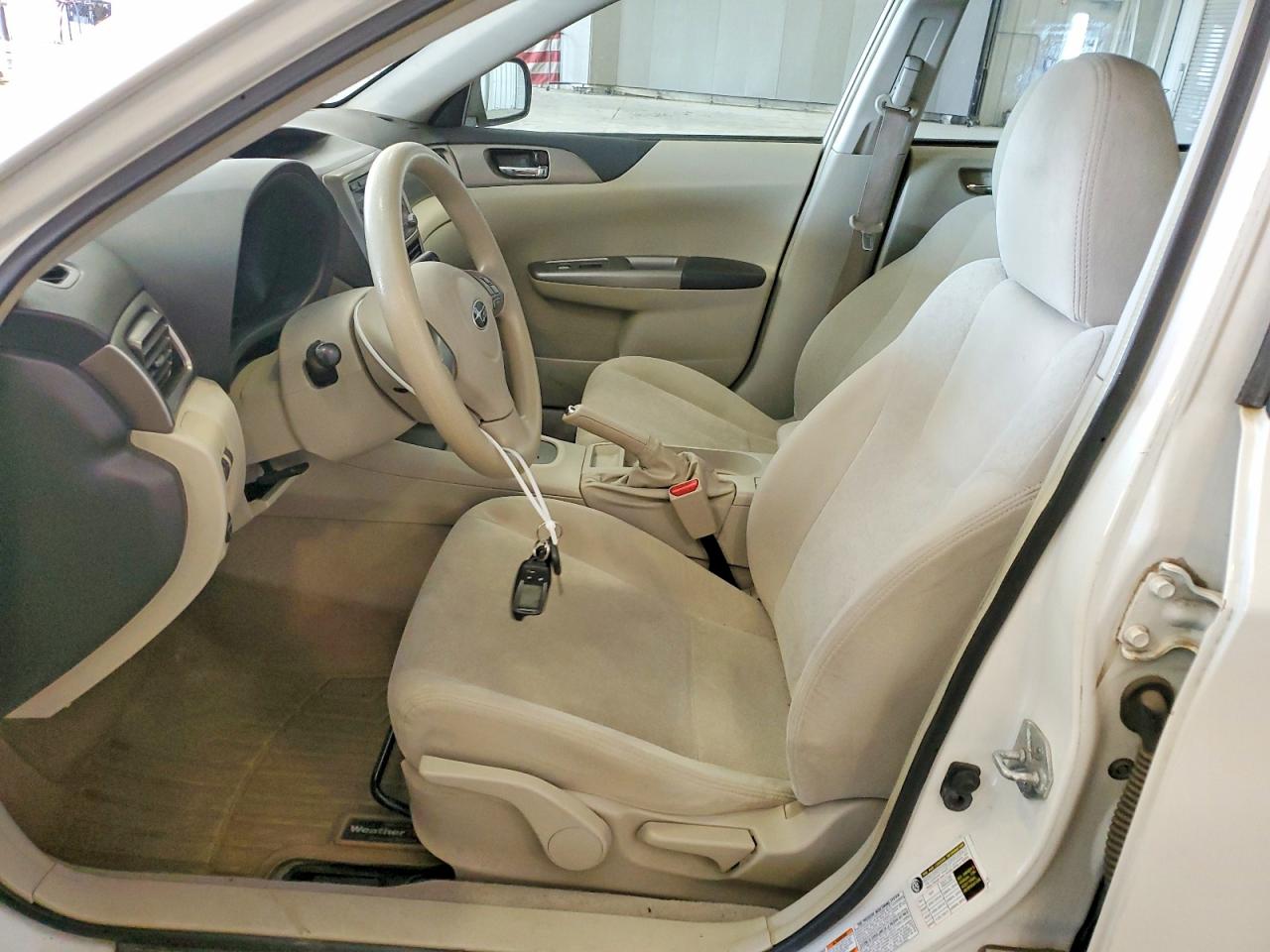 2008 Subaru Impreza 2.5i White vin: JF1GE61668H504061