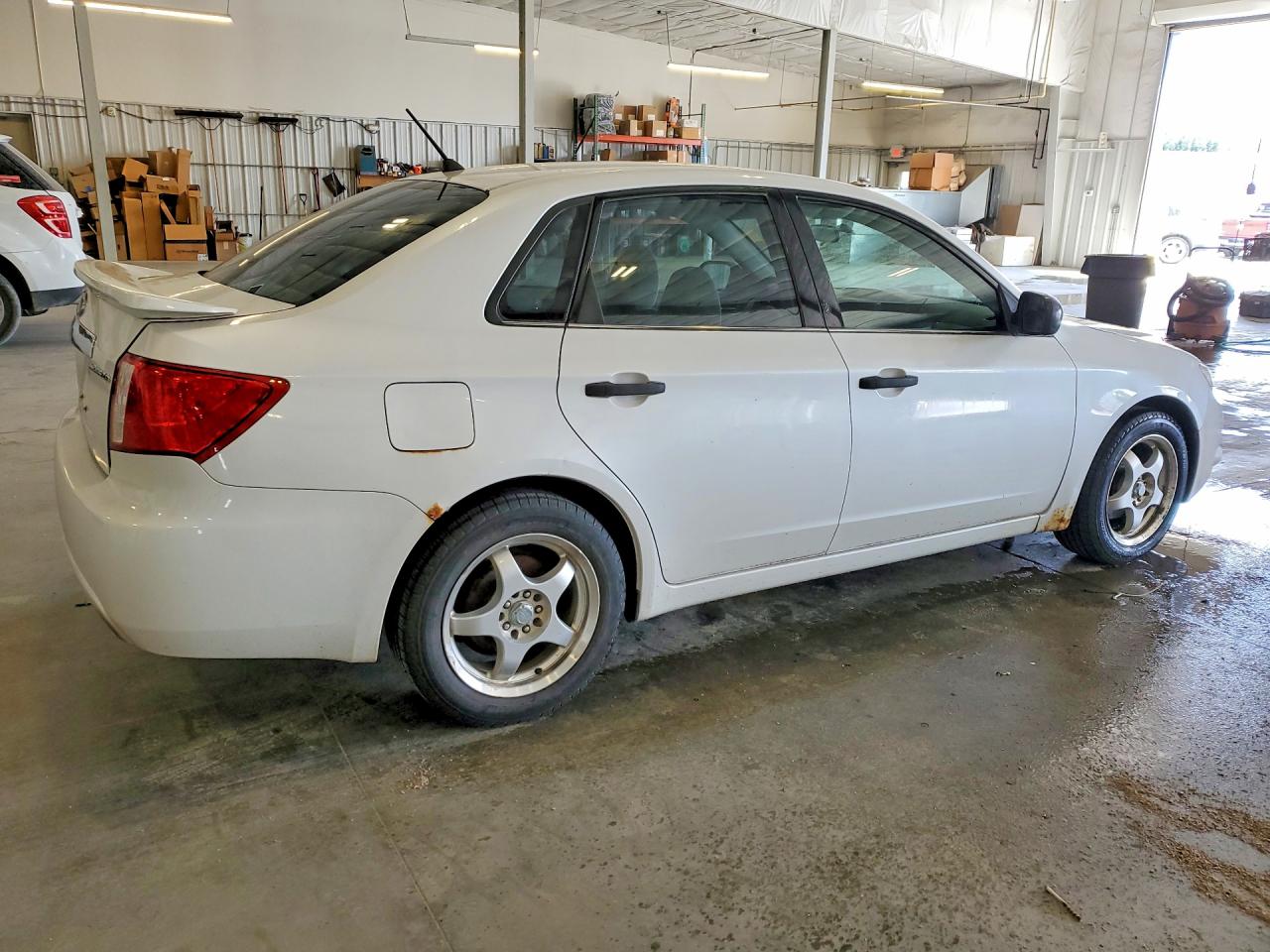 2008 Subaru Impreza 2.5i White vin: JF1GE61668H504061