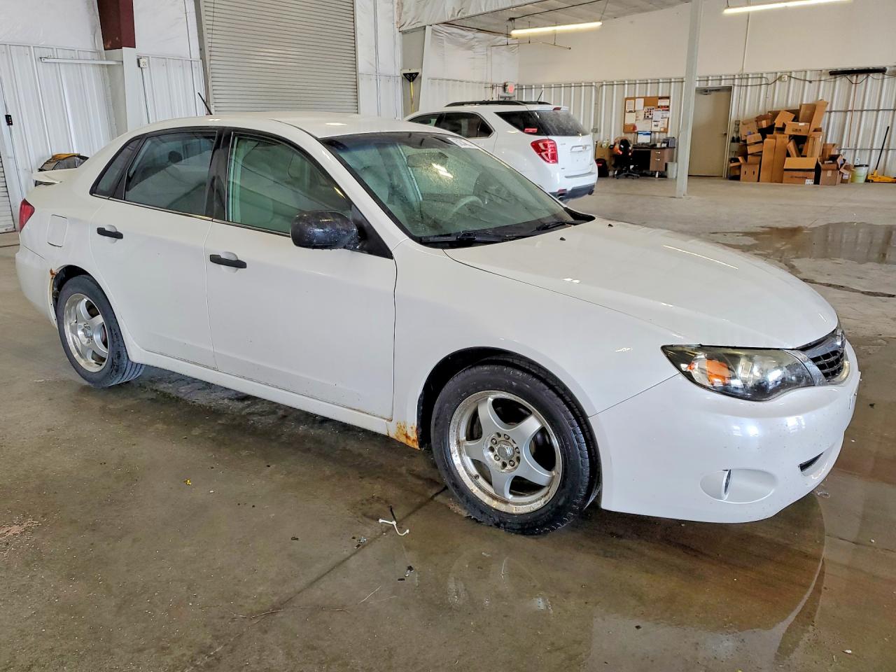 2008 Subaru Impreza 2.5i White vin: JF1GE61668H504061