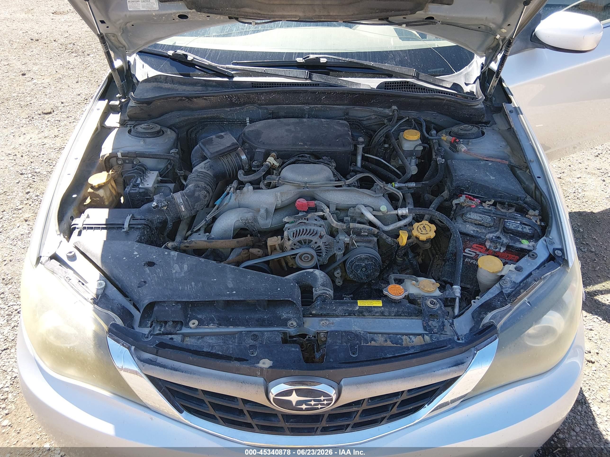 2008 Subaru Impreza  (natl) I W/premium Pkg Silver vin: JF1GE61668H508496
