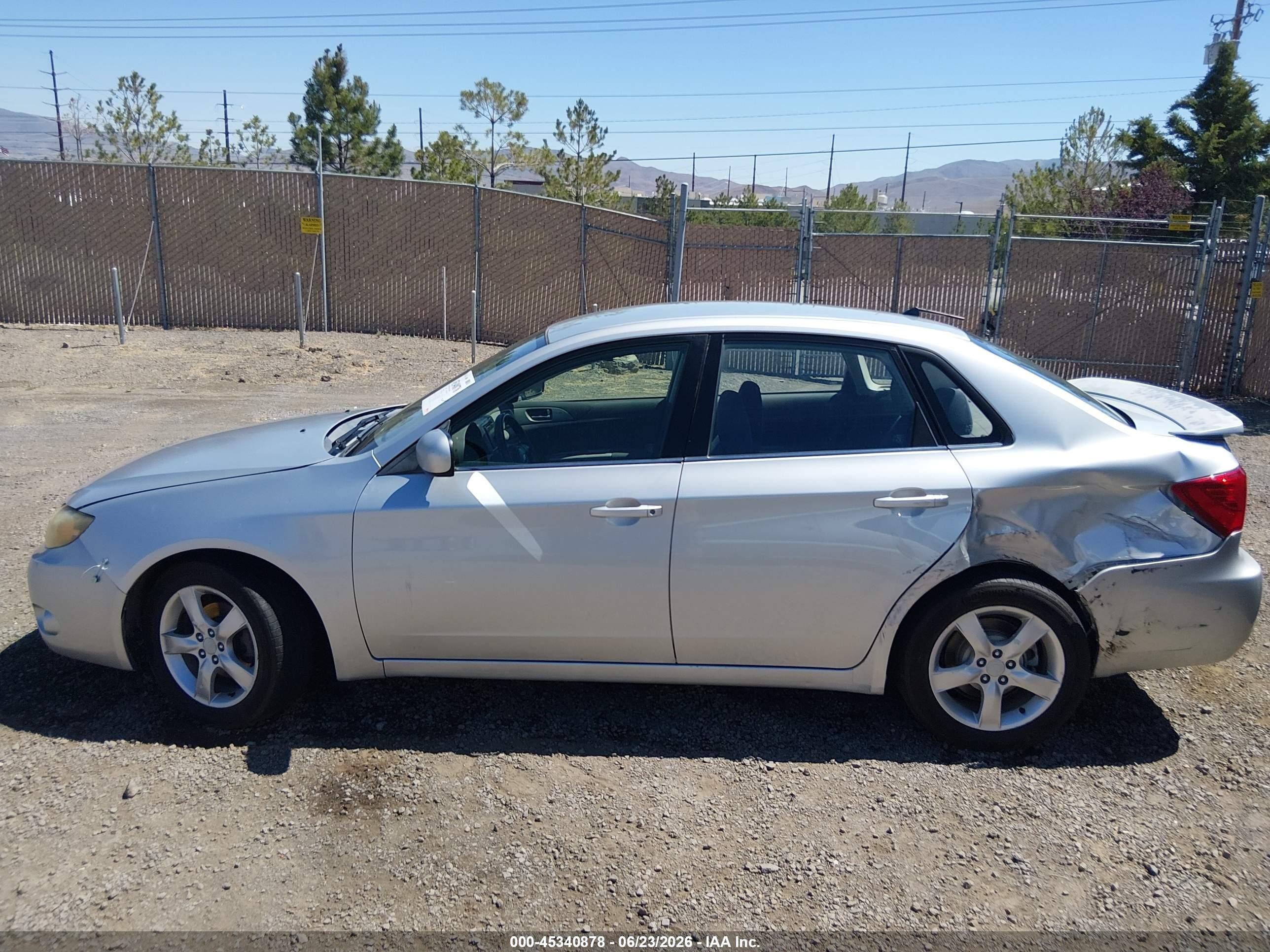 2008 Subaru Impreza  (natl) I W/premium Pkg Silver vin: JF1GE61668H508496