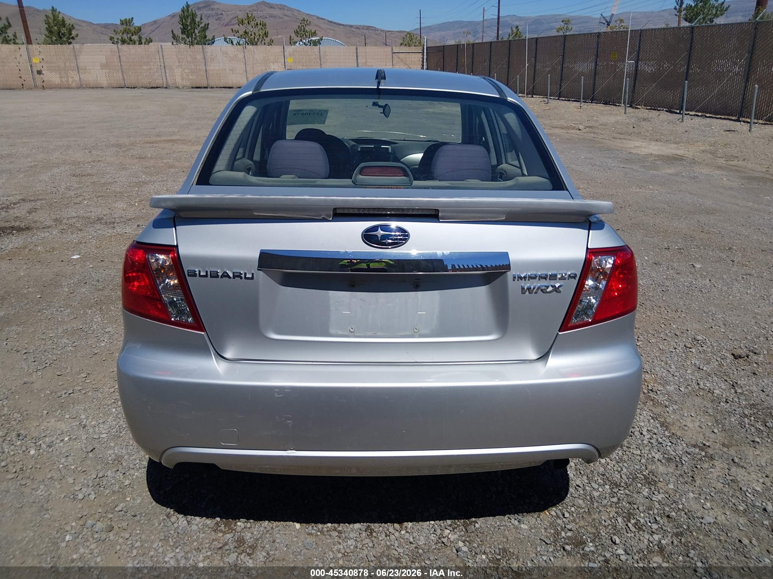 2008 Subaru Impreza  (natl) I W/premium Pkg Silver vin: JF1GE61668H508496