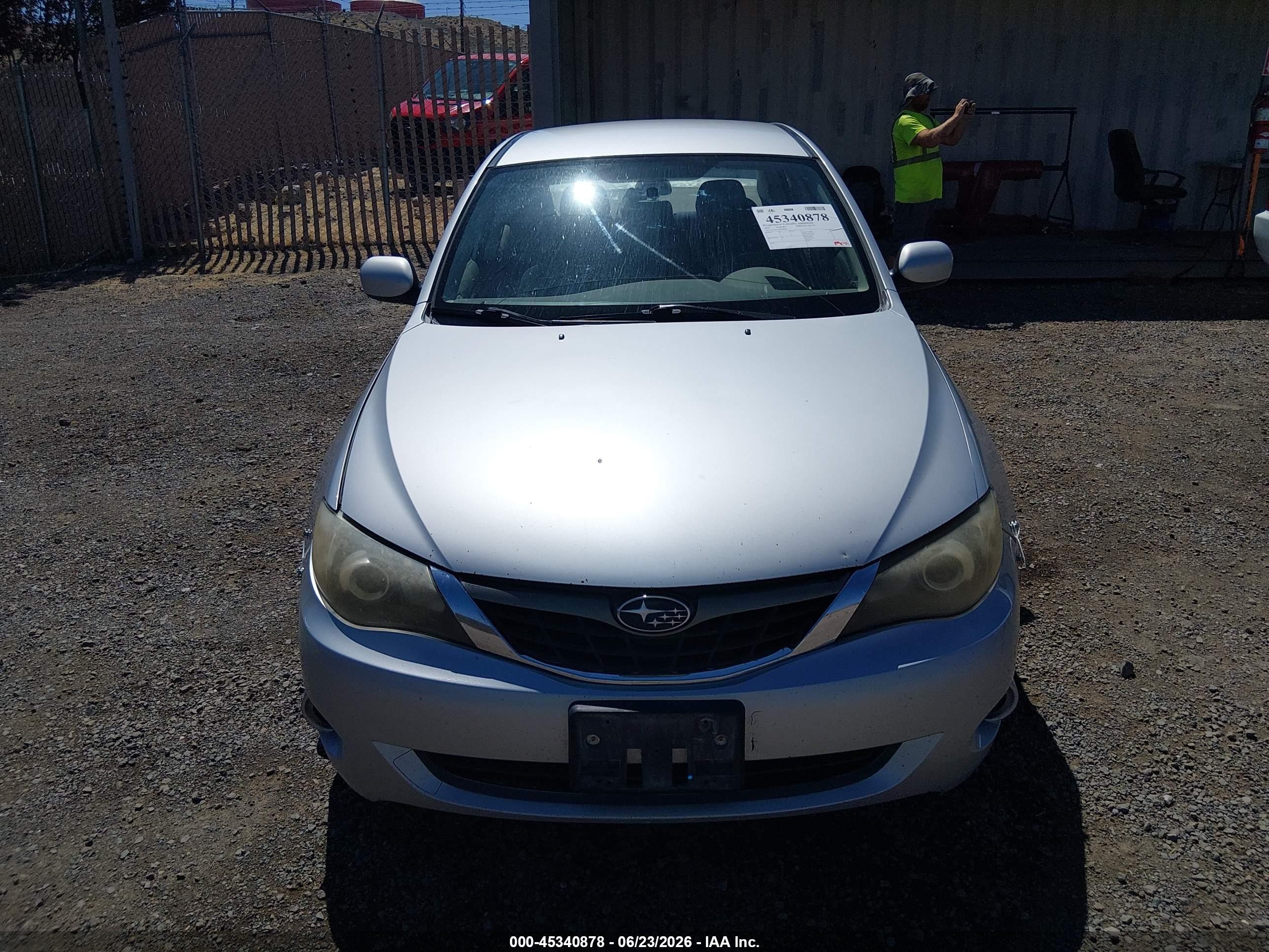 2008 Subaru Impreza  (natl) I W/premium Pkg Silver vin: JF1GE61668H508496