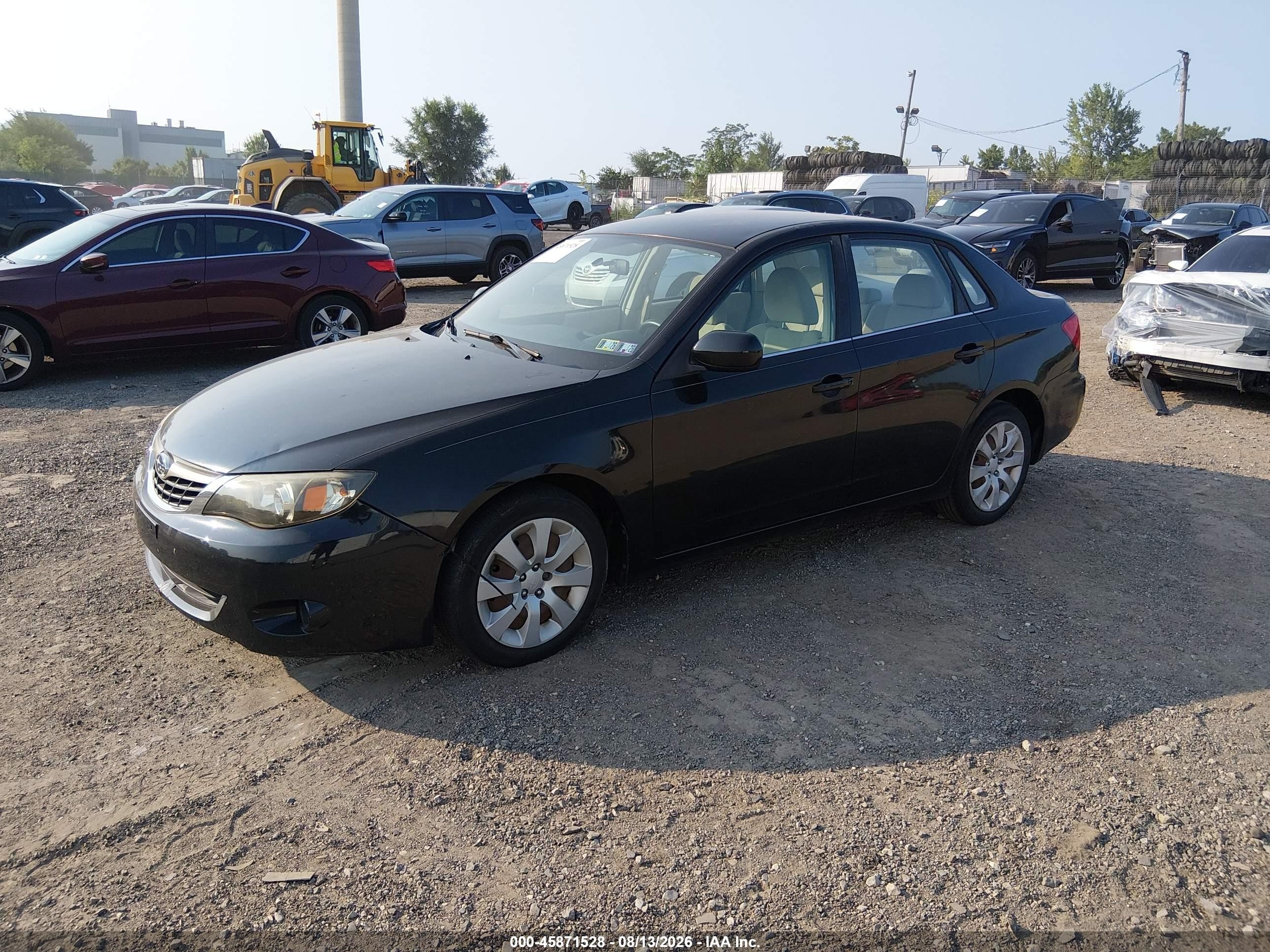 2009 Subaru Impreza 2.5i Black vin: JF1GE61669H515028