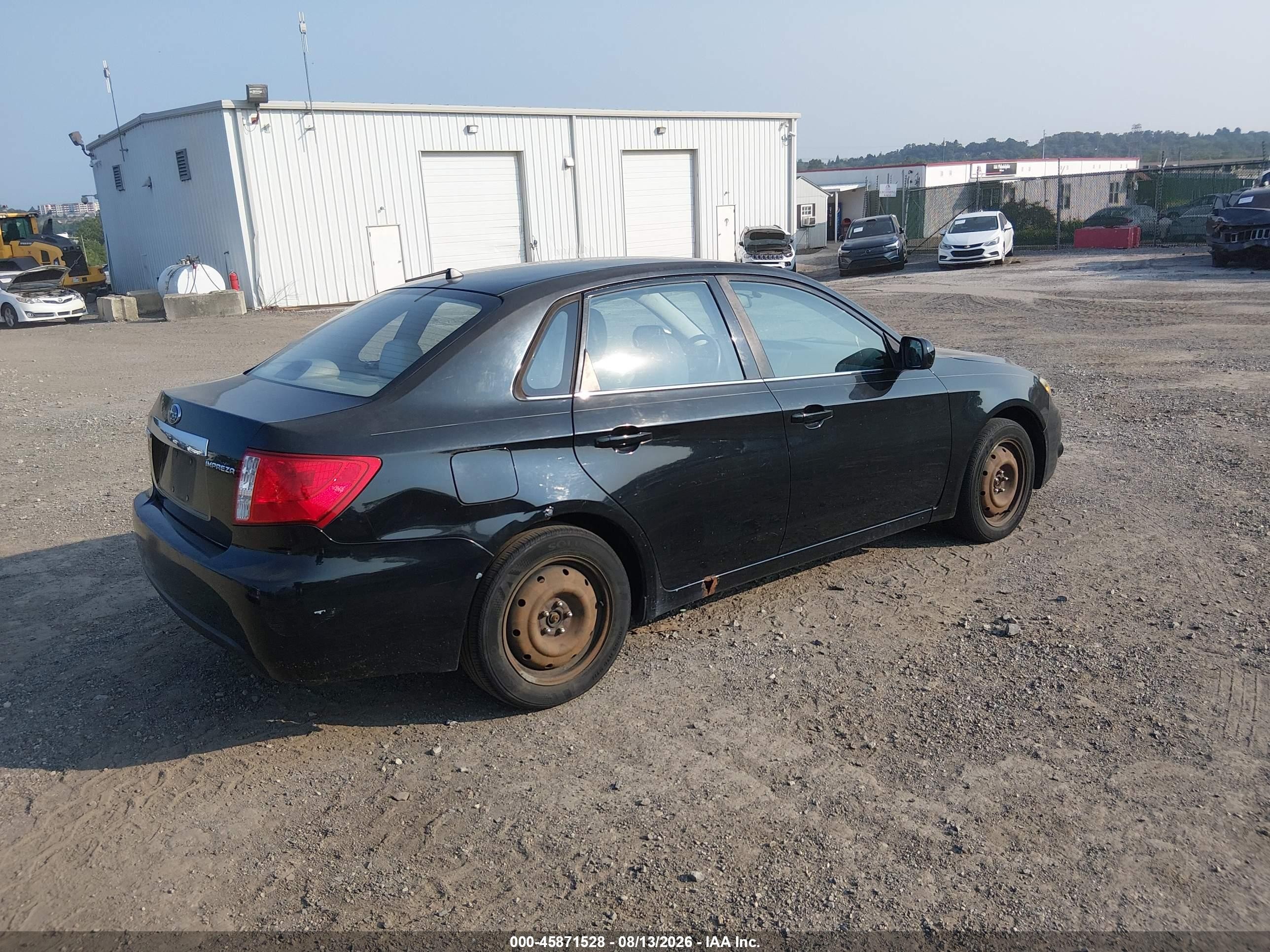 2009 Subaru Impreza 2.5i Black vin: JF1GE61669H515028
