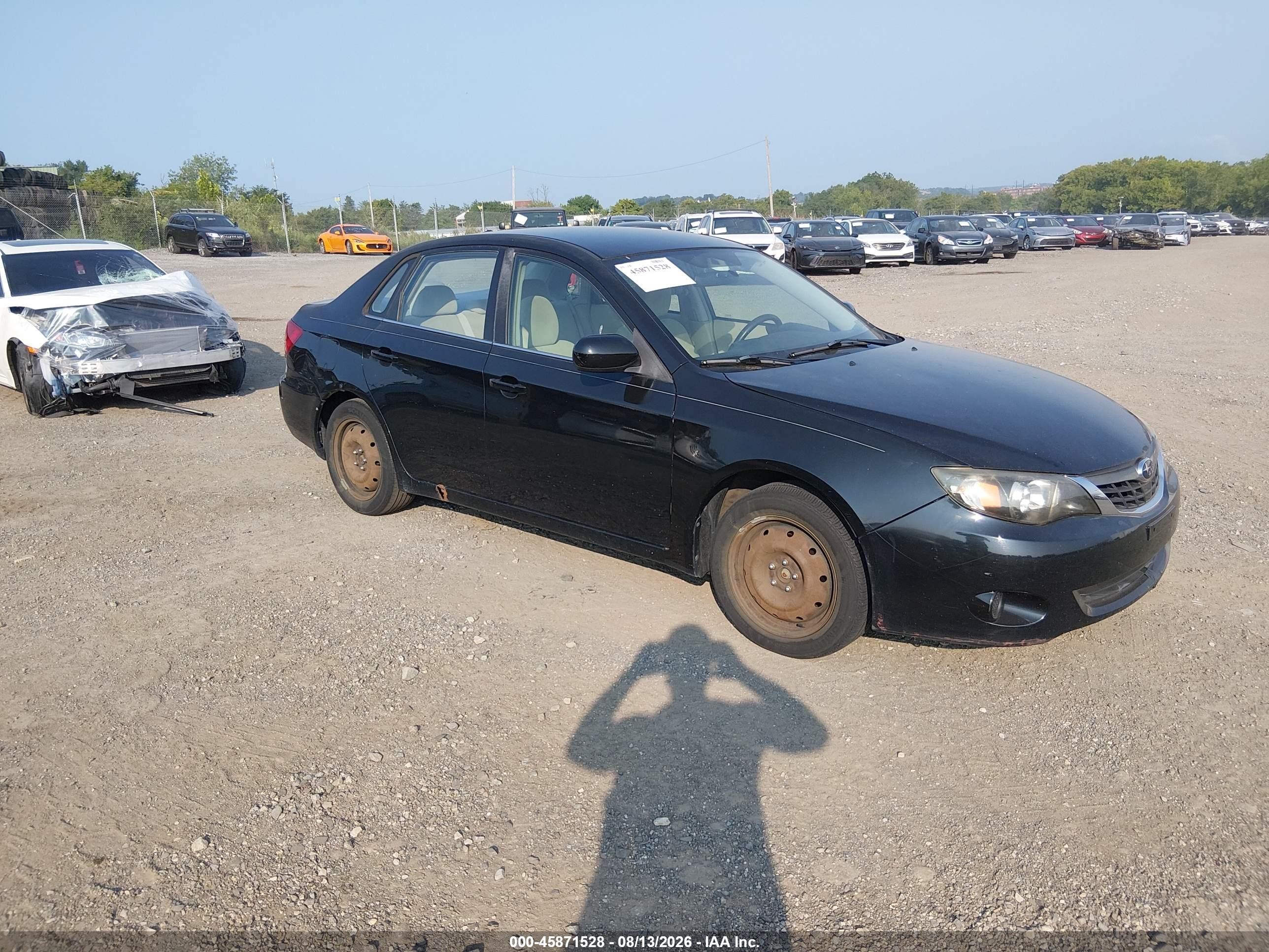 2009 Subaru Impreza 2.5i Черный vin: JF1GE61669H515028