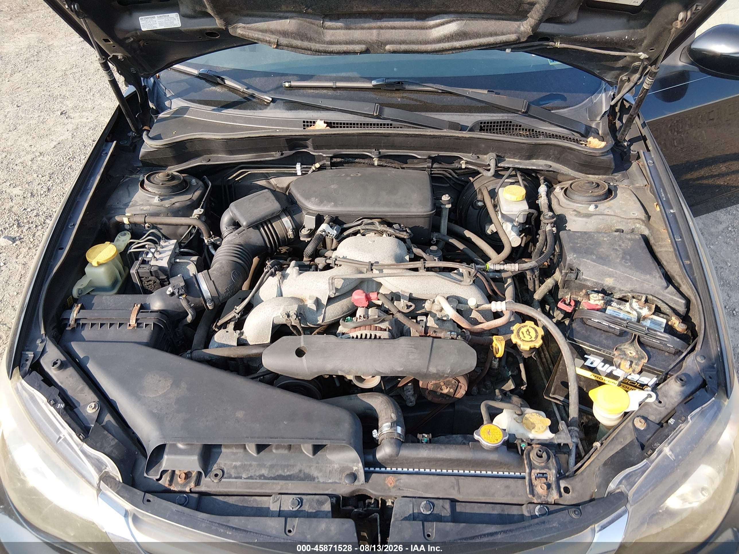 2009 Subaru Impreza 2.5i Black vin: JF1GE61669H515028