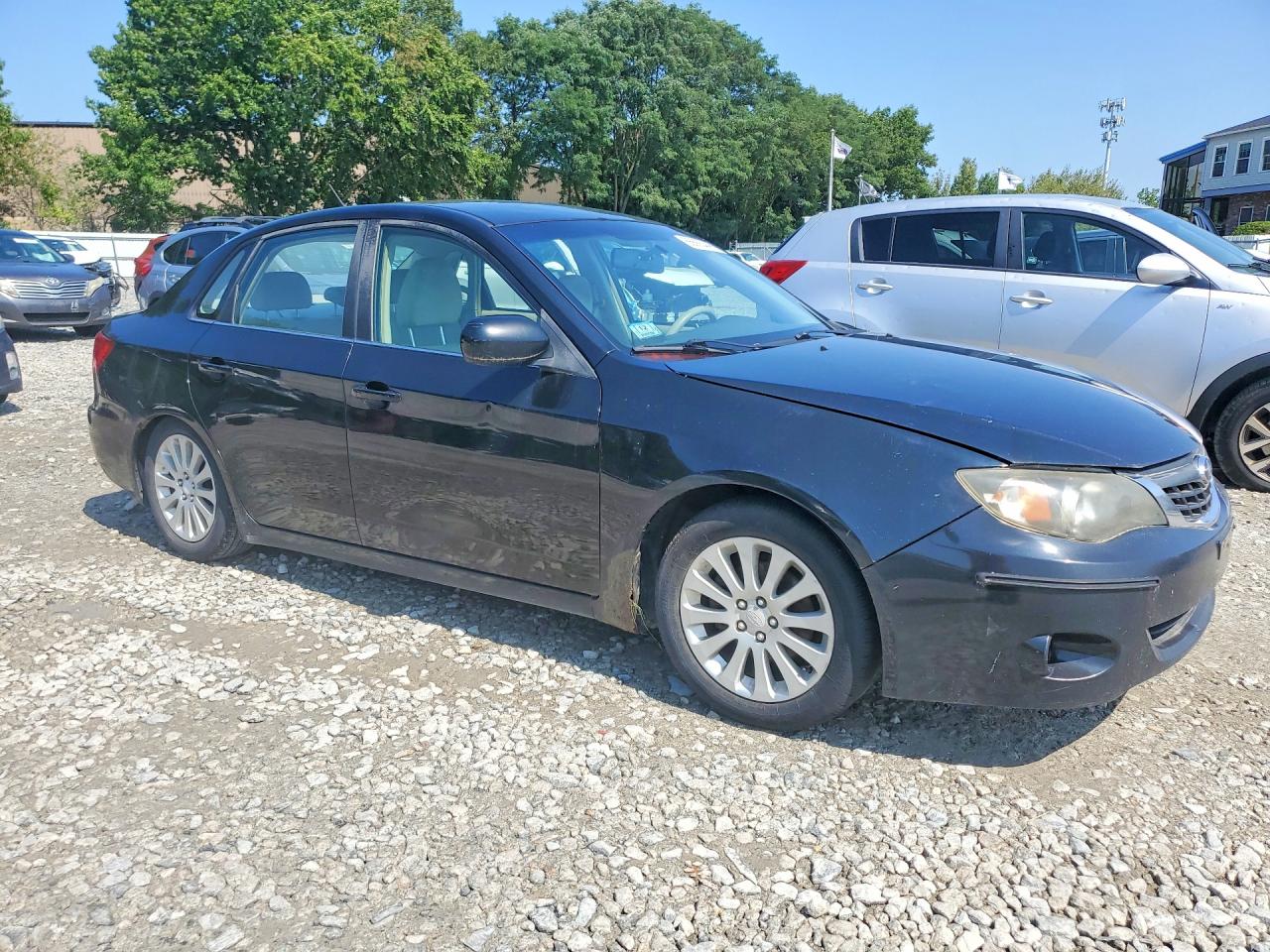 2008 Subaru Impreza 2.5i Black vin: JF1GE61678H509401