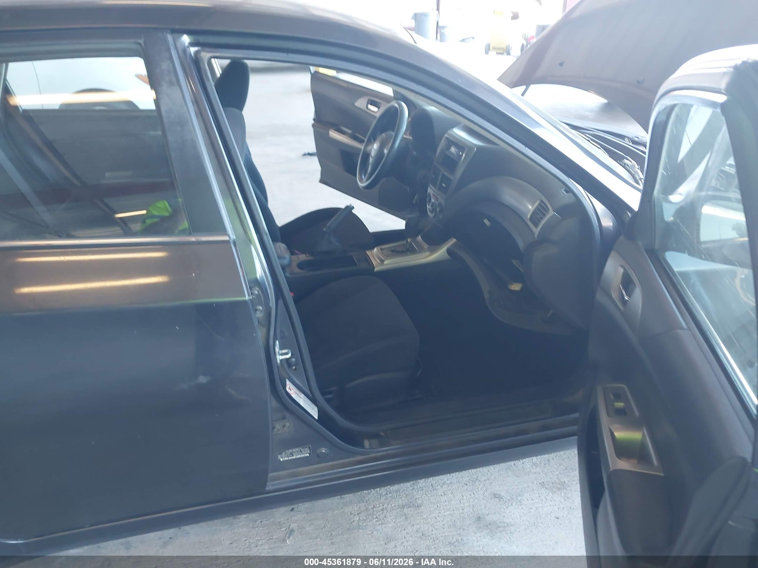 2009 Subaru Impreza 2.5i Black vin: JF1GE61679H509075
