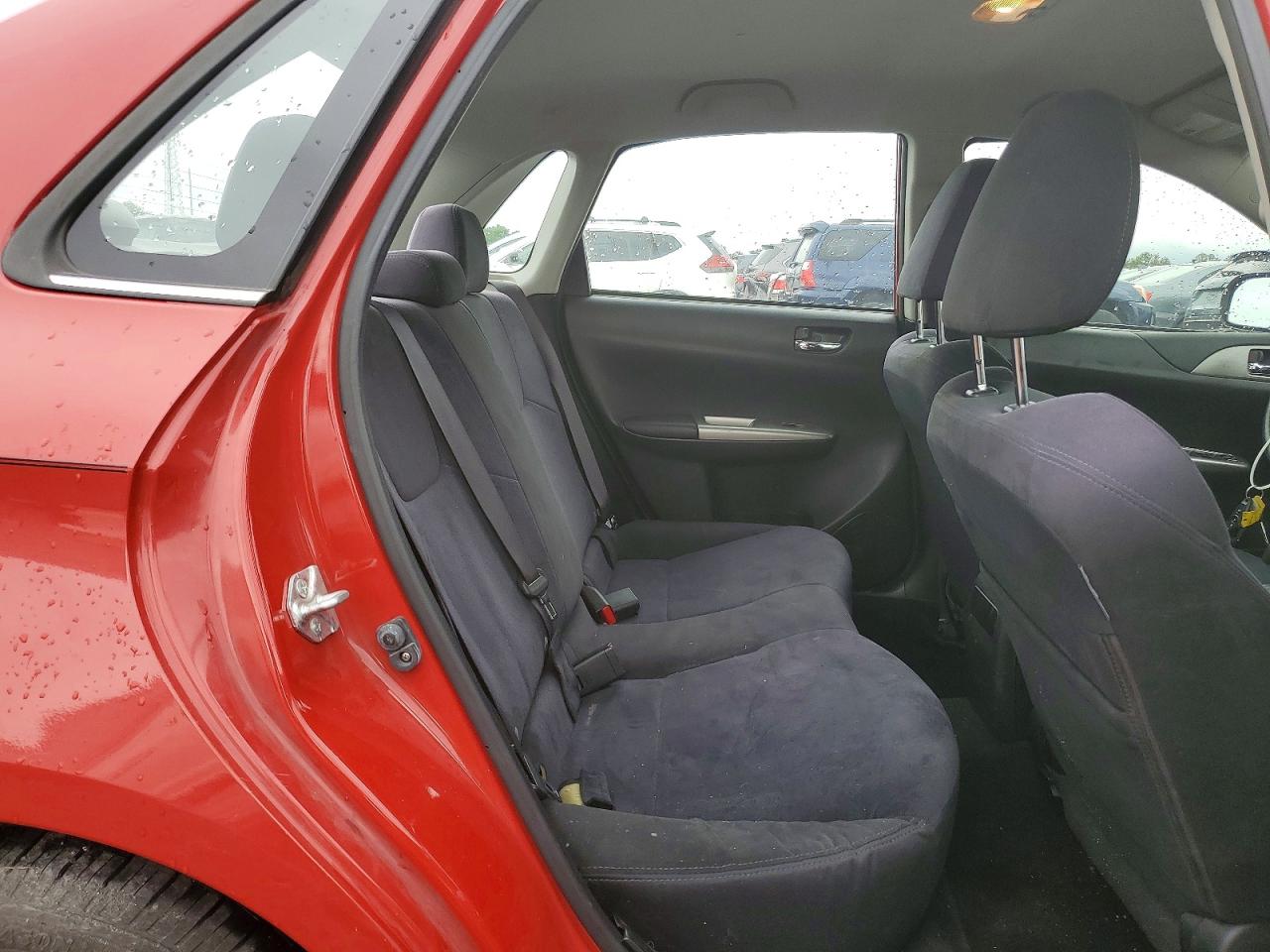2009 Subaru Impreza 2.5i Red vin: JF1GE61679H516141