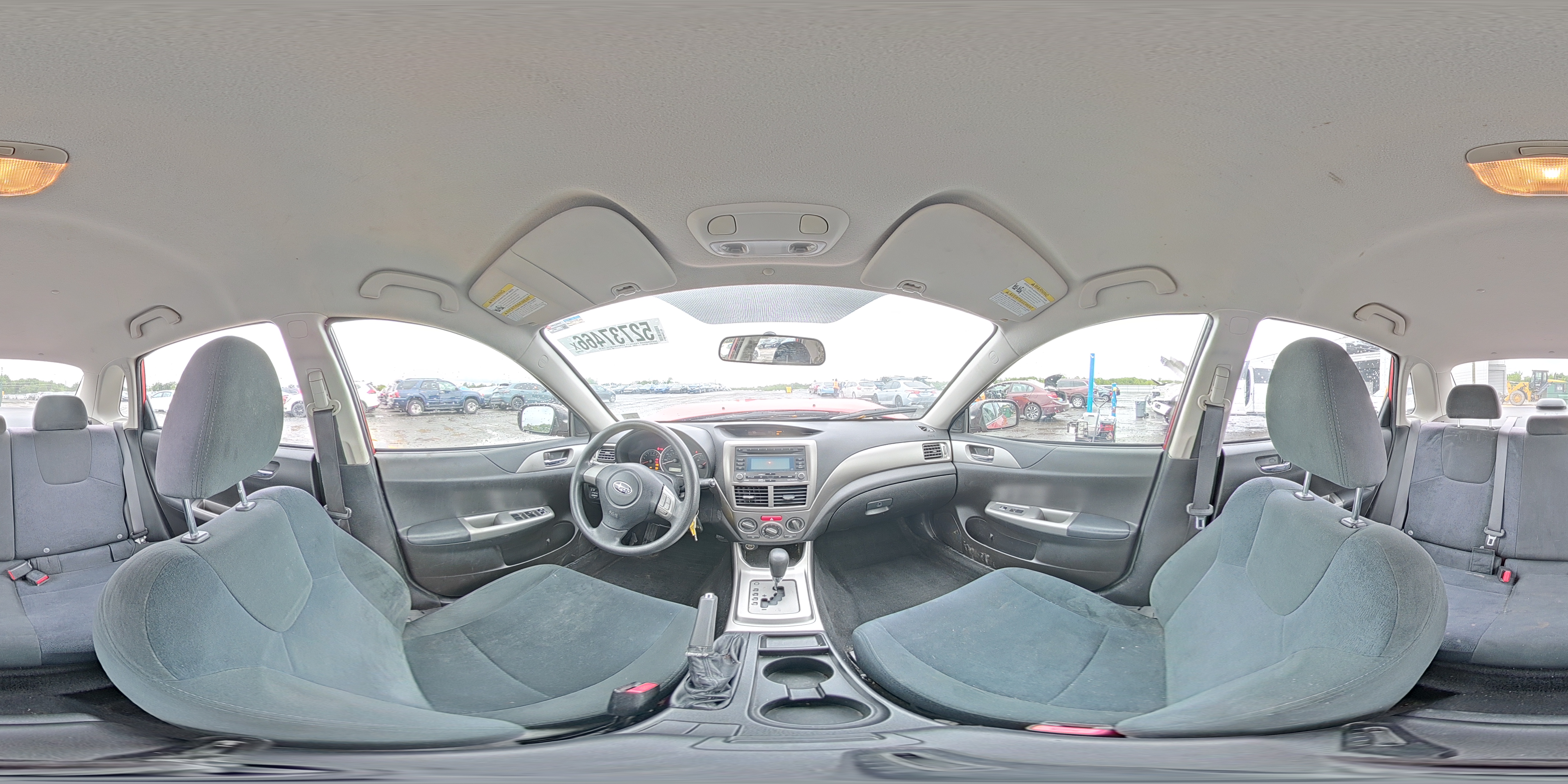 2009 Subaru Impreza 2.5i Red vin: JF1GE61679H516141