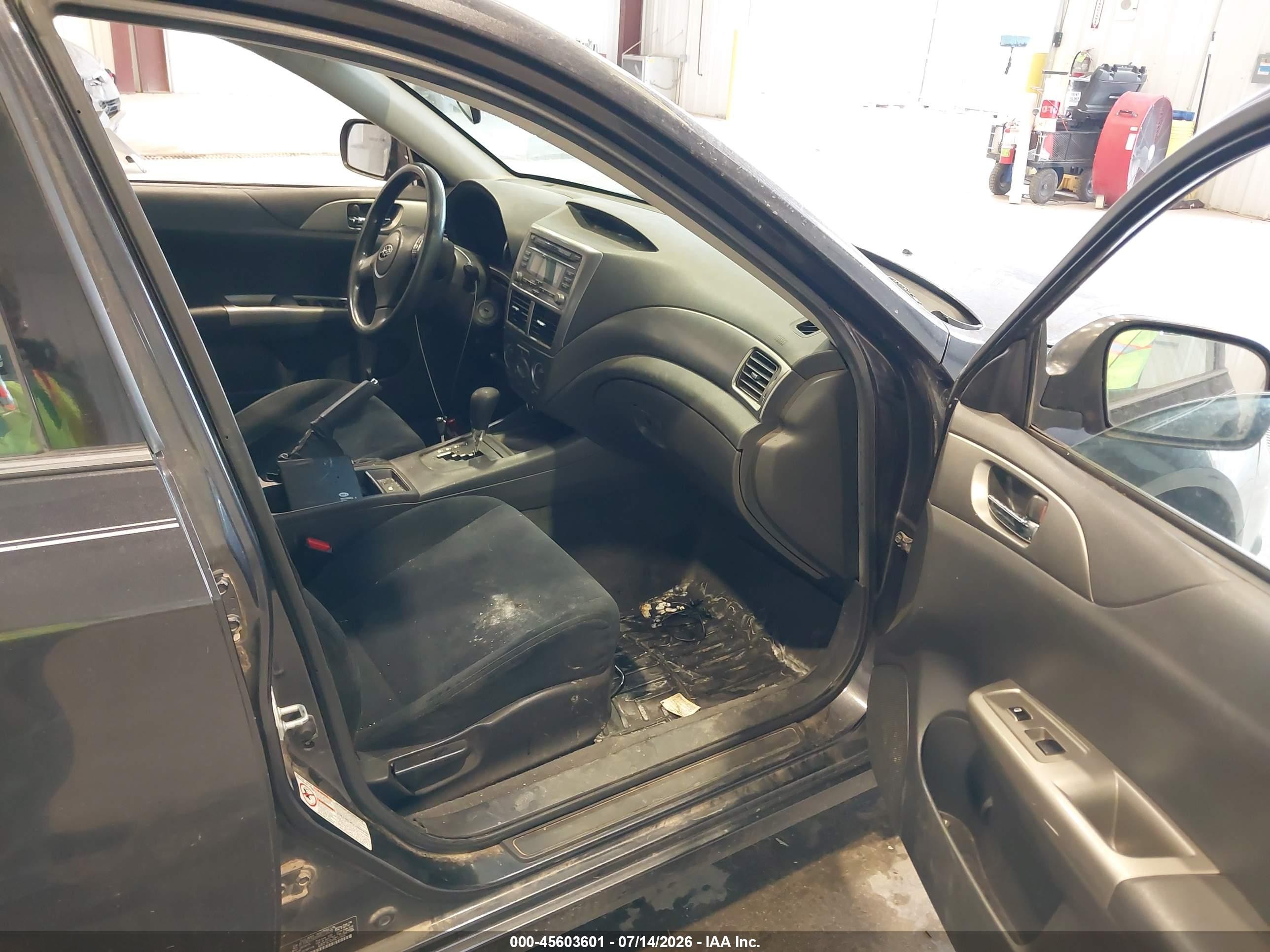 2008 Subaru Impreza  (natl) I Black vin: JF1GE61688H503820