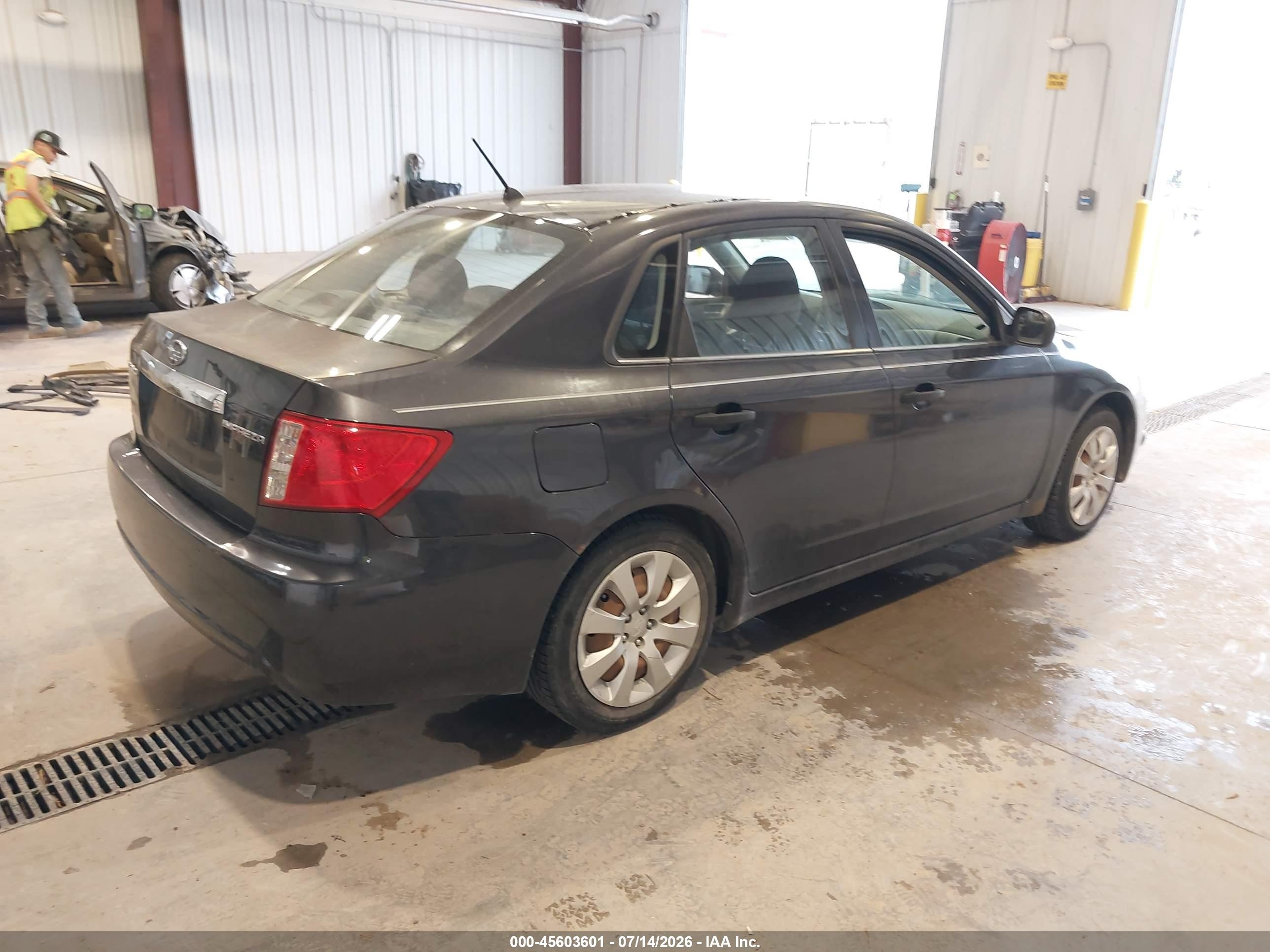 2008 Subaru Impreza  (natl) I Black vin: JF1GE61688H503820