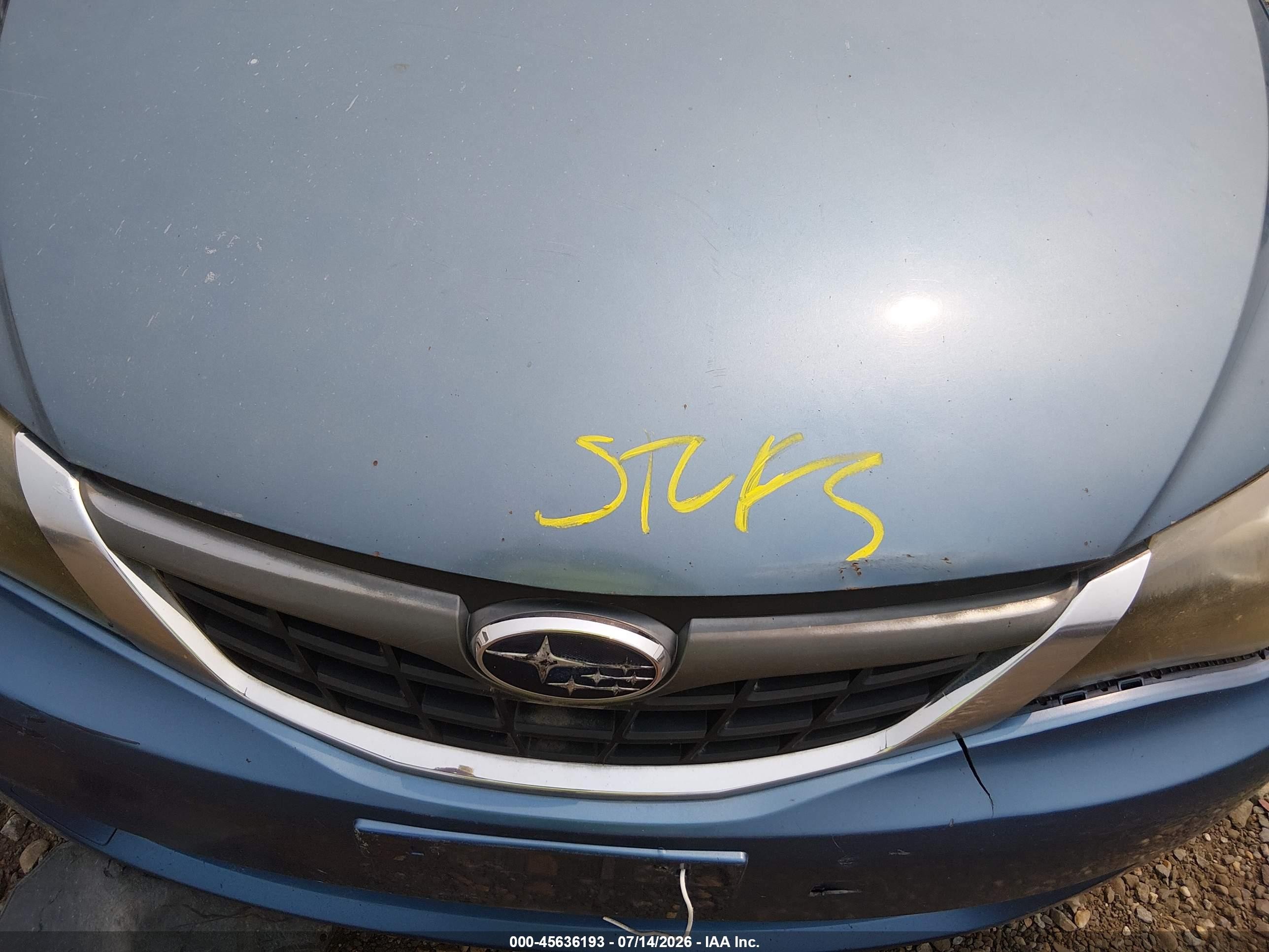 2008 Subaru Impreza  (natl) I W/premium Pkg Blue vin: JF1GE61688H510265