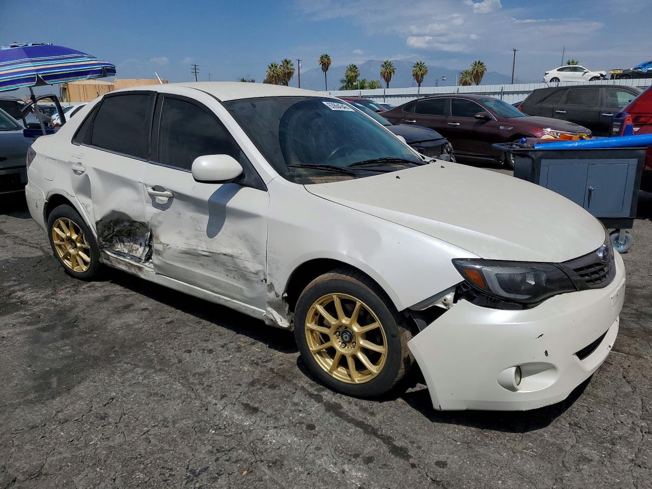 2009 Subaru Impreza 2.5i White vin: JF1GE61689H517136