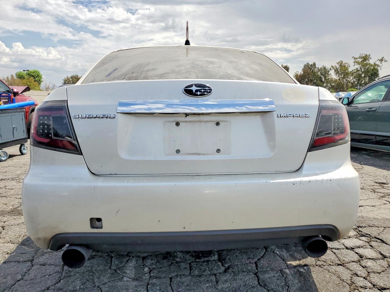 2009 Subaru Impreza 2.5i White vin: JF1GE61689H517136