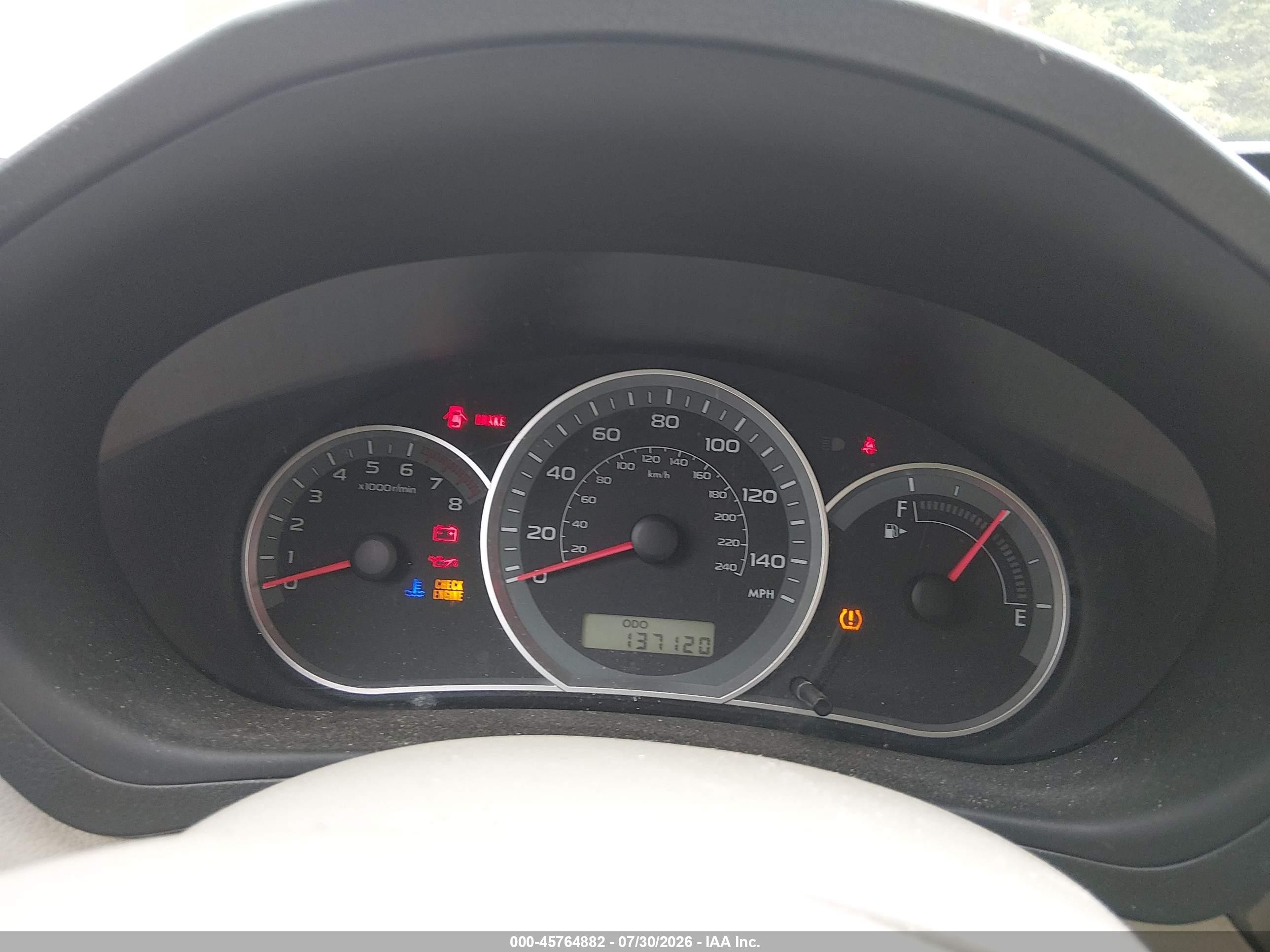 2008 Subaru Impreza 2.5i Blue vin: JF1GE61698G520552