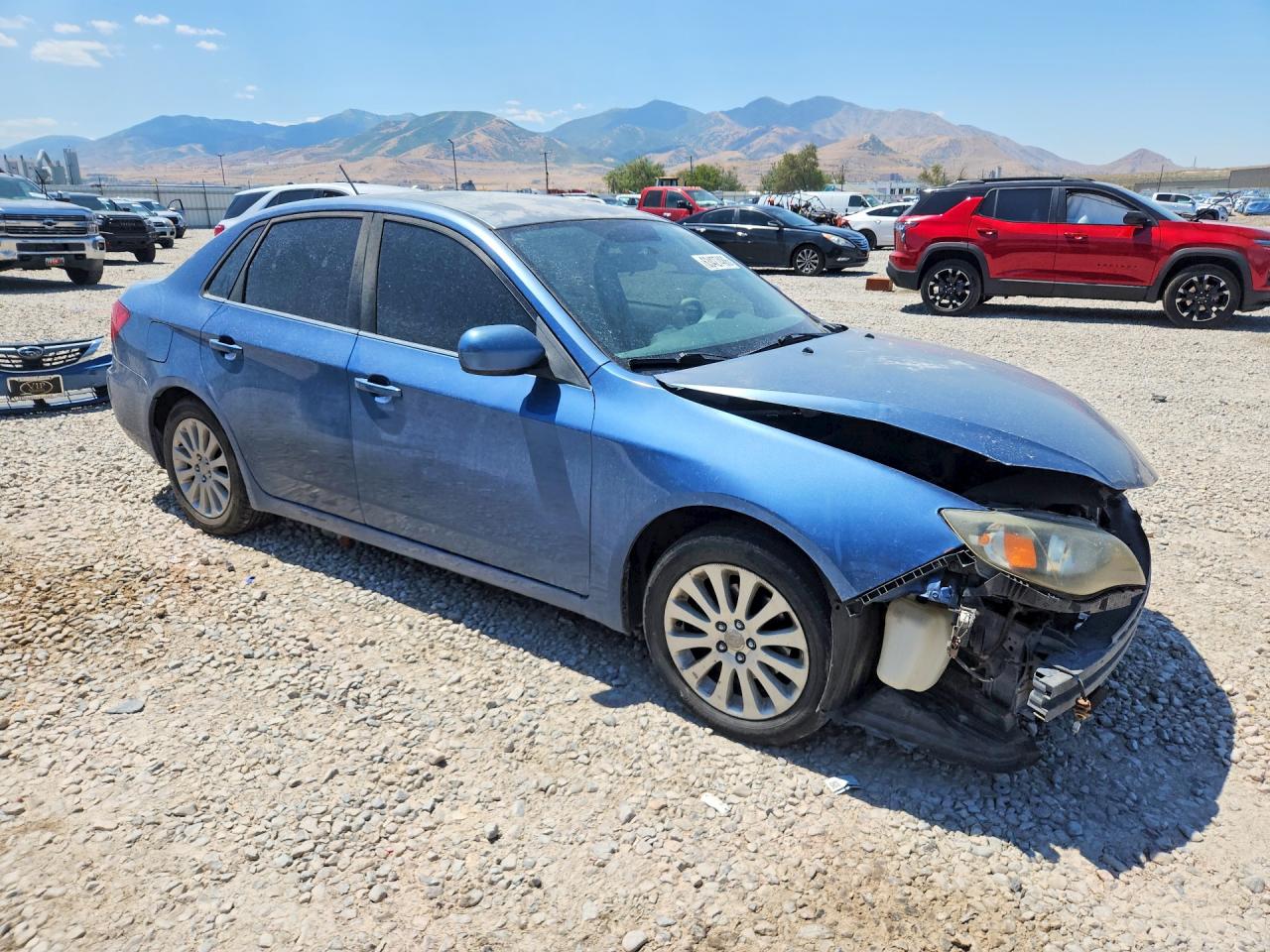 2008 Subaru Impreza 2.5i Blue vin: JF1GE61698H516169