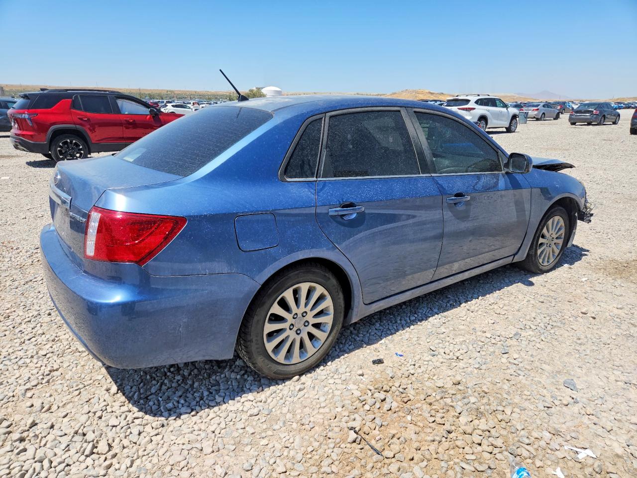 2008 Subaru Impreza 2.5i Blue vin: JF1GE61698H516169