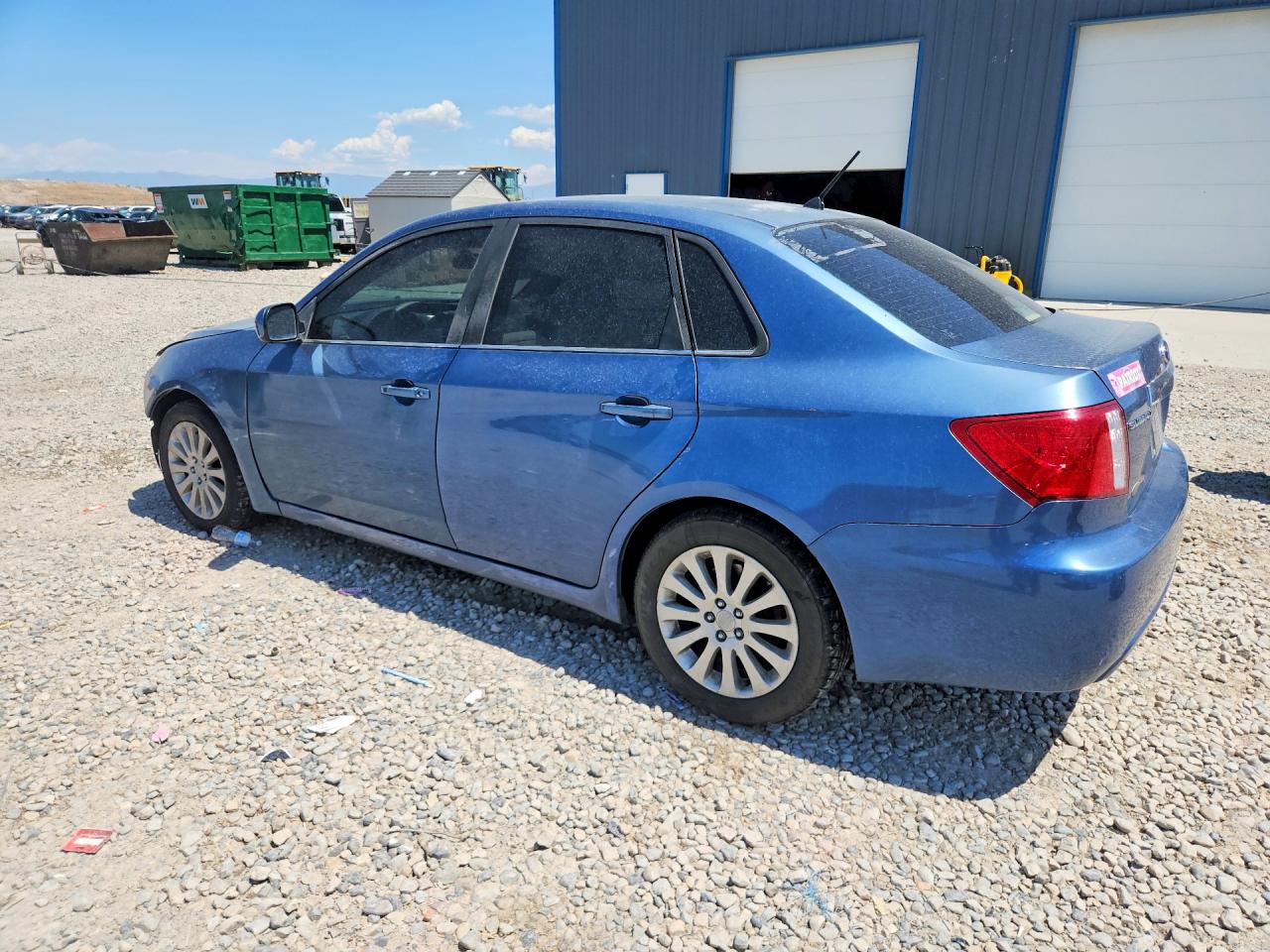 2008 Subaru Impreza 2.5i Blue vin: JF1GE61698H516169