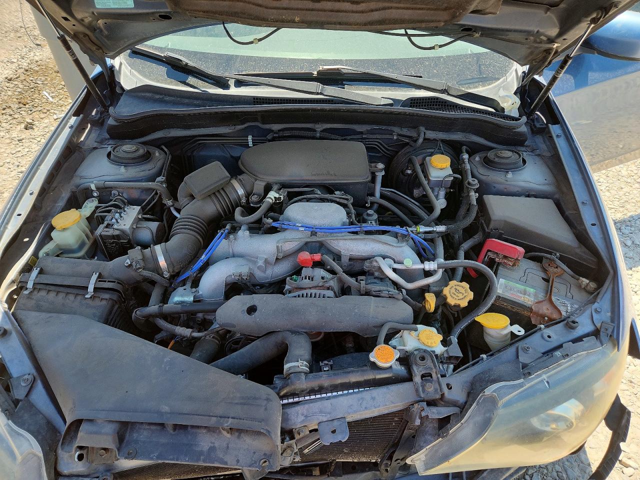 2008 Subaru Impreza 2.5i Blue vin: JF1GE61698H516169