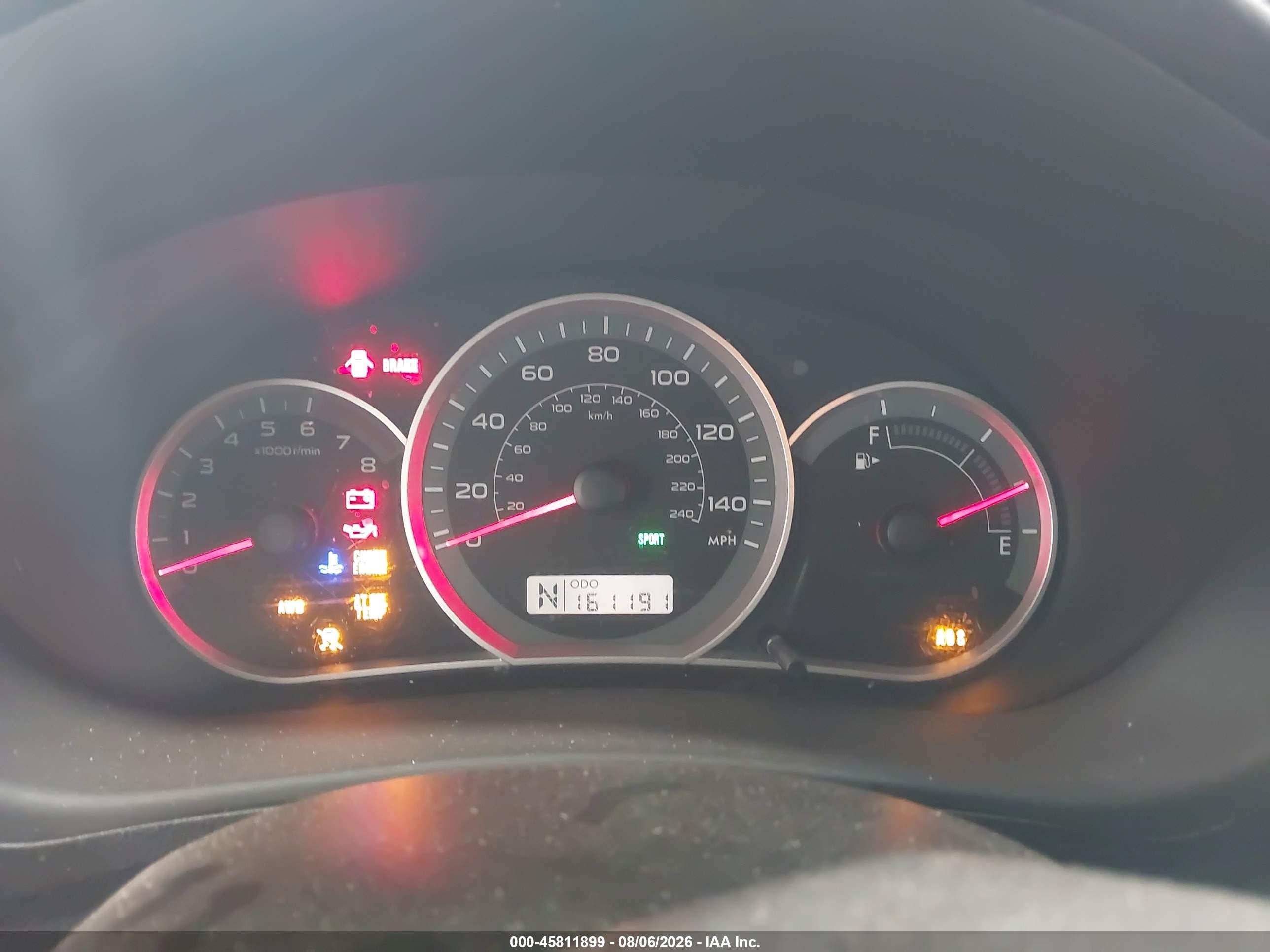 2009 Subaru Impreza 2.5i Silver vin: JF1GE61699H505349