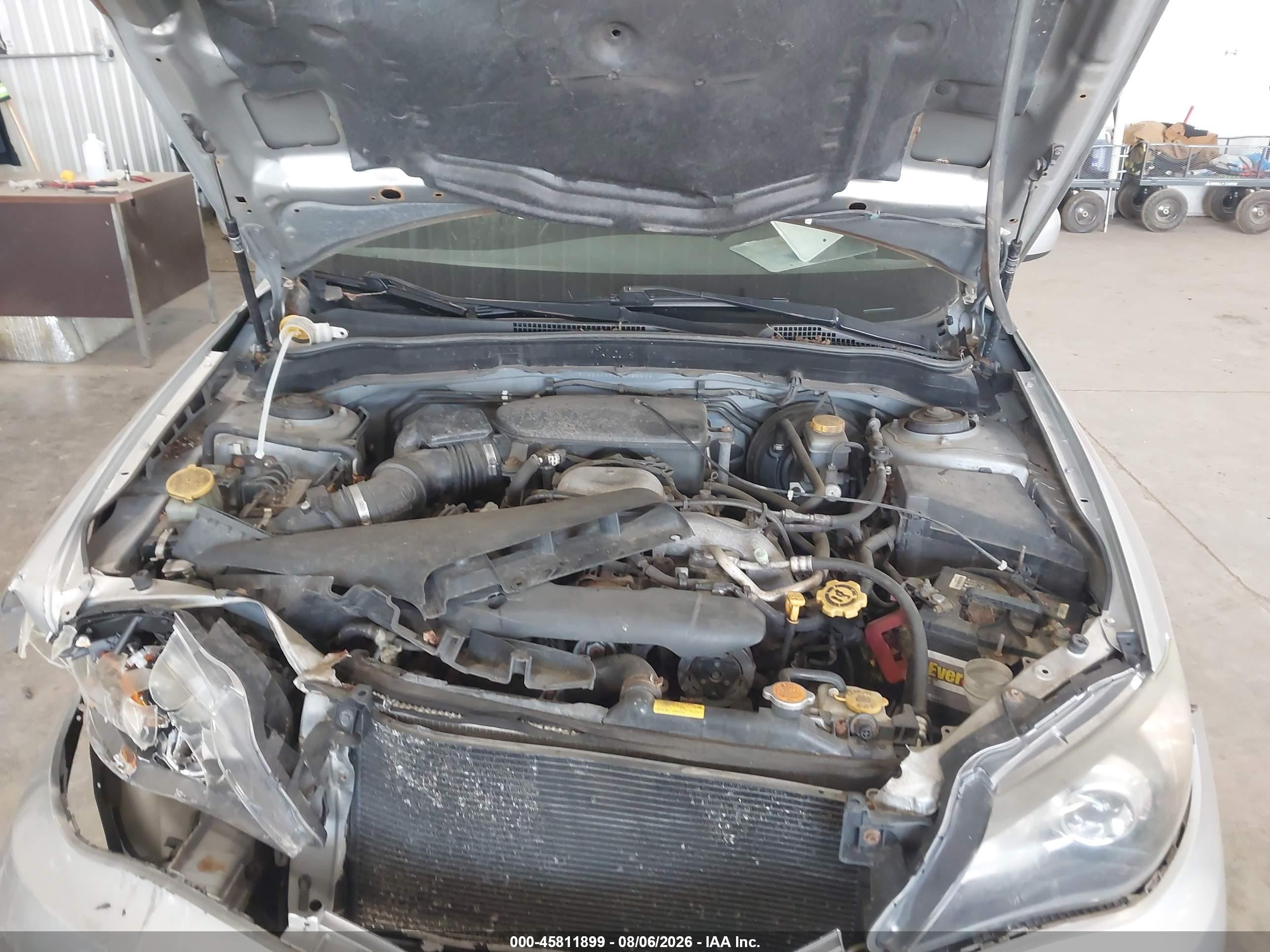 2009 Subaru Impreza 2.5i Silver vin: JF1GE61699H505349